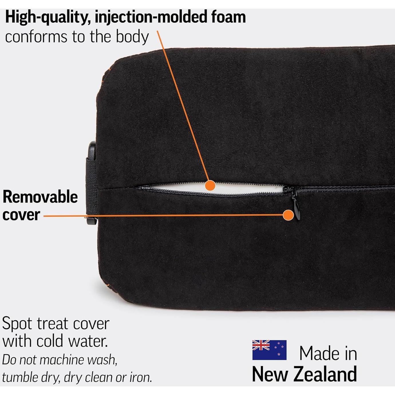 Soporte Lumbar OPTP McKenzie Slimline 31.75x15.24cm Negro