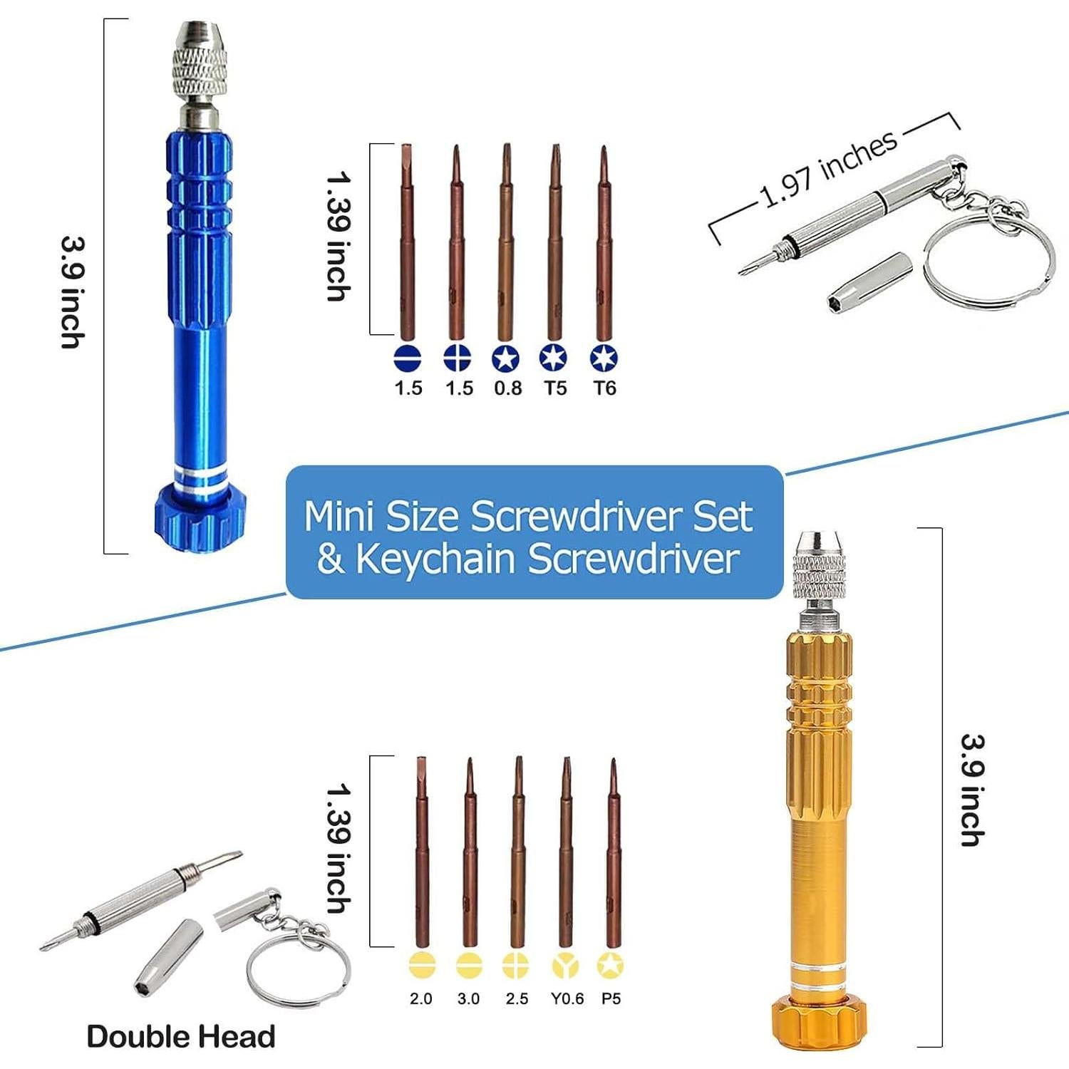 Destornillador de Gafas 13 en 1 ESINAM - Portátil y Multifuncional