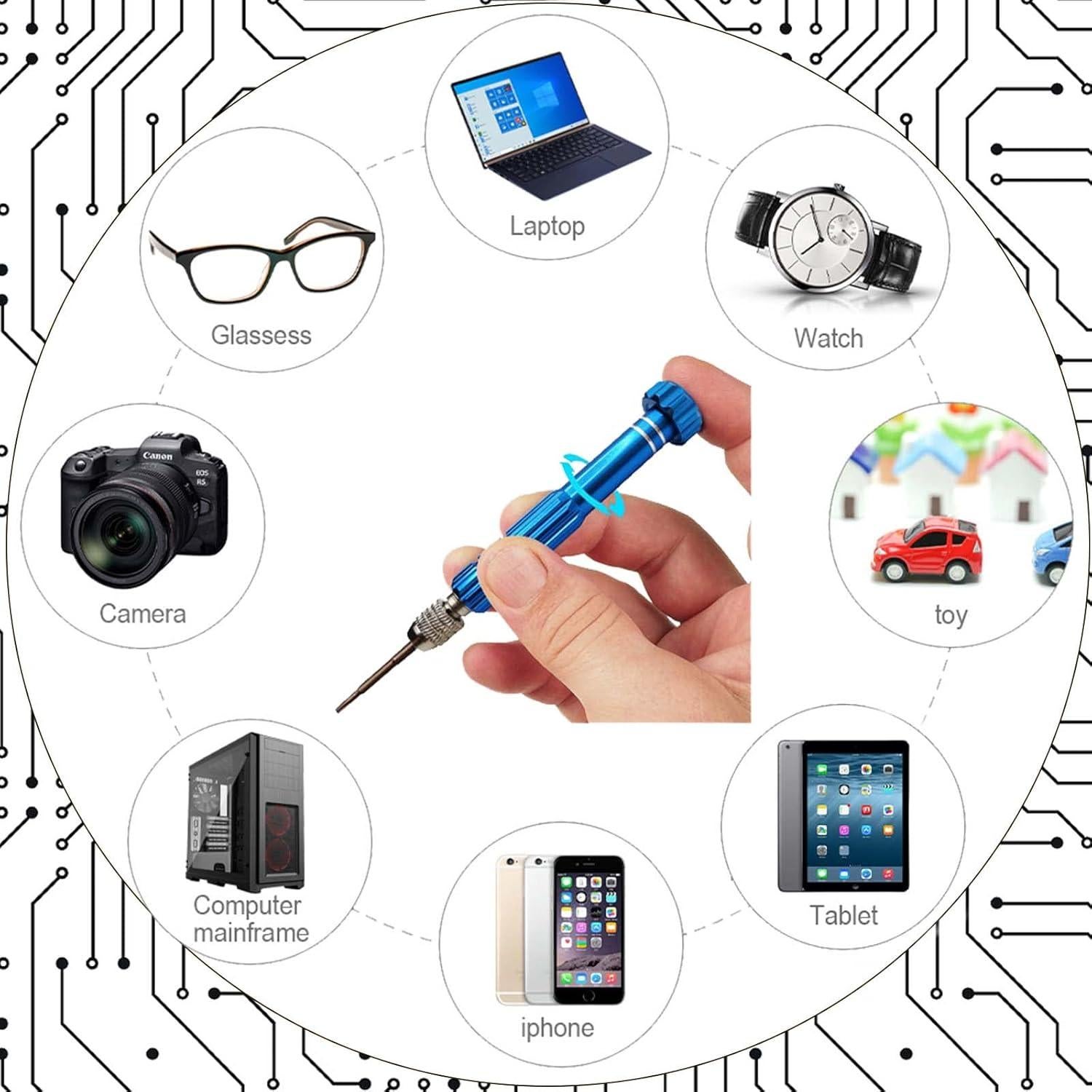 Destornillador de Gafas 13 en 1 ESINAM - Portátil y Multifuncional