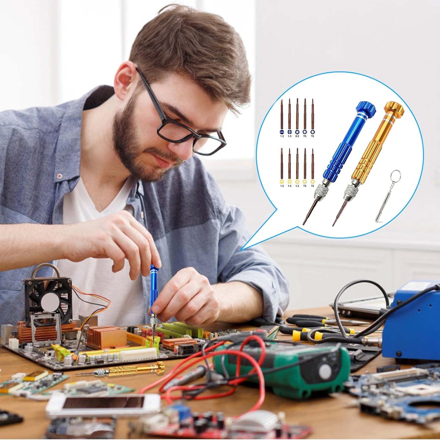 Destornillador de Gafas 13 en 1 ESINAM - Portátil y Multifuncional