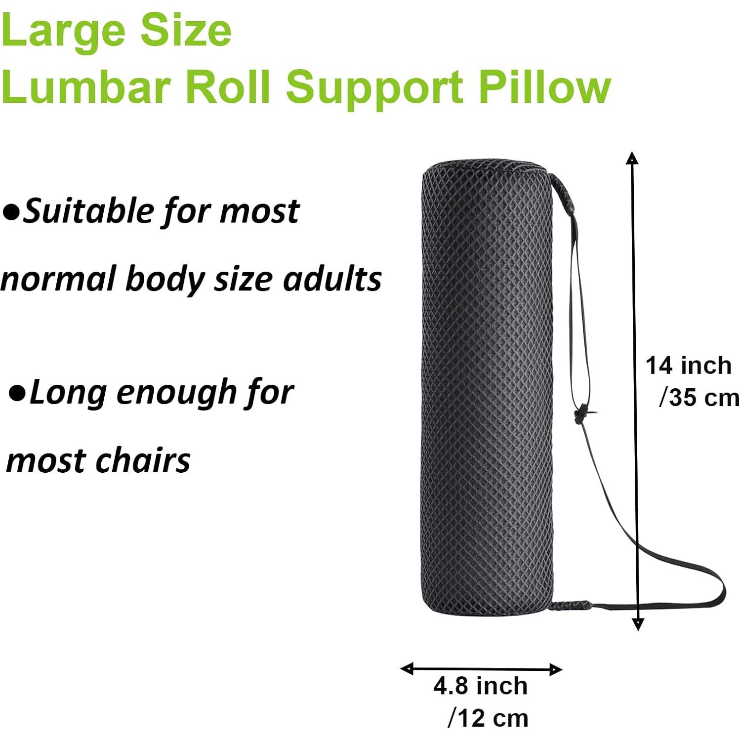 Almohada Lumbar Esme L&H 3D Soporte para Espalda 40x12 cm