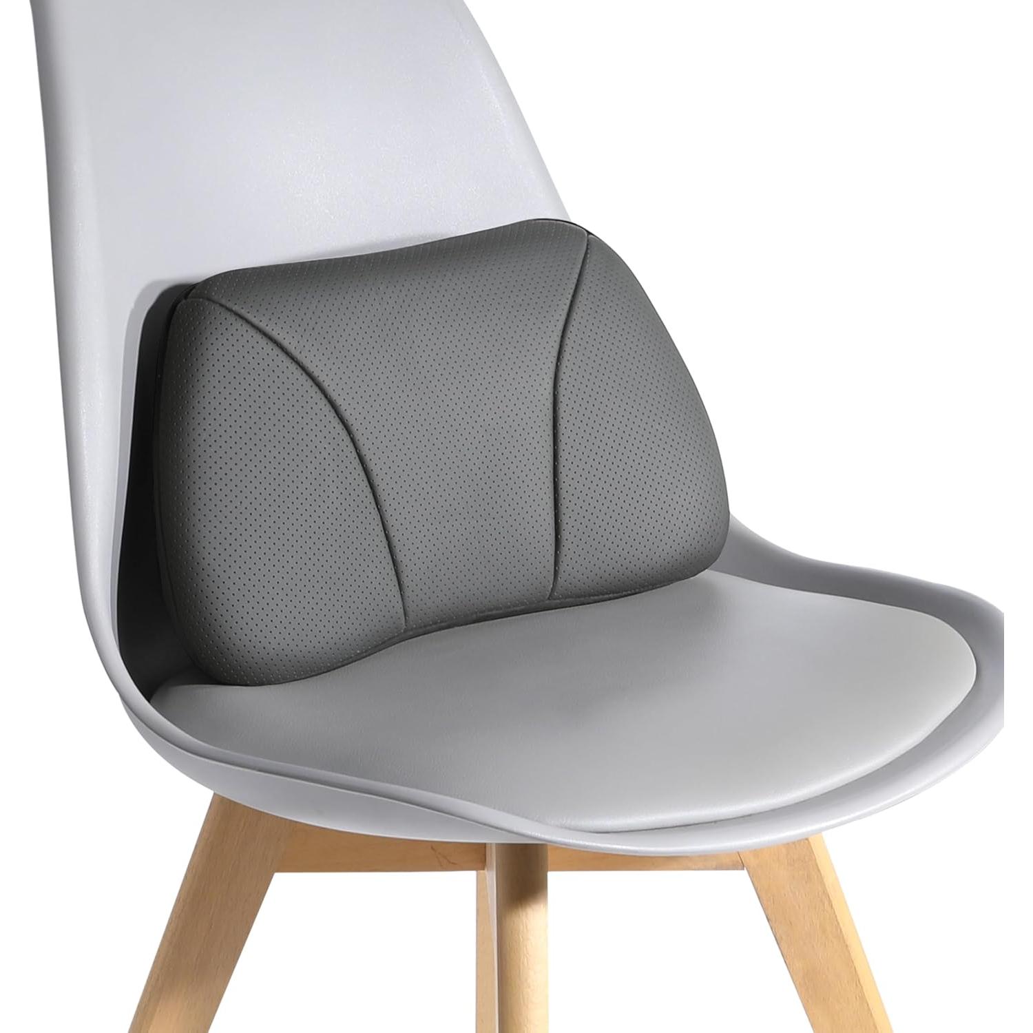 Cojín Lumbar POKSRI Cuero de Vaca 39x22 cm Espuma Memoria