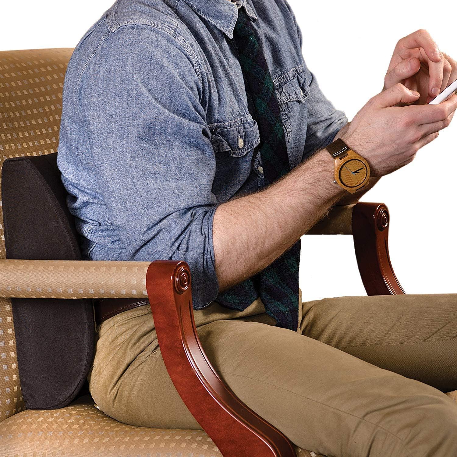 Almohada Lumbar DMI Ergonomica con Funda Lavable 35,56x33,02cm