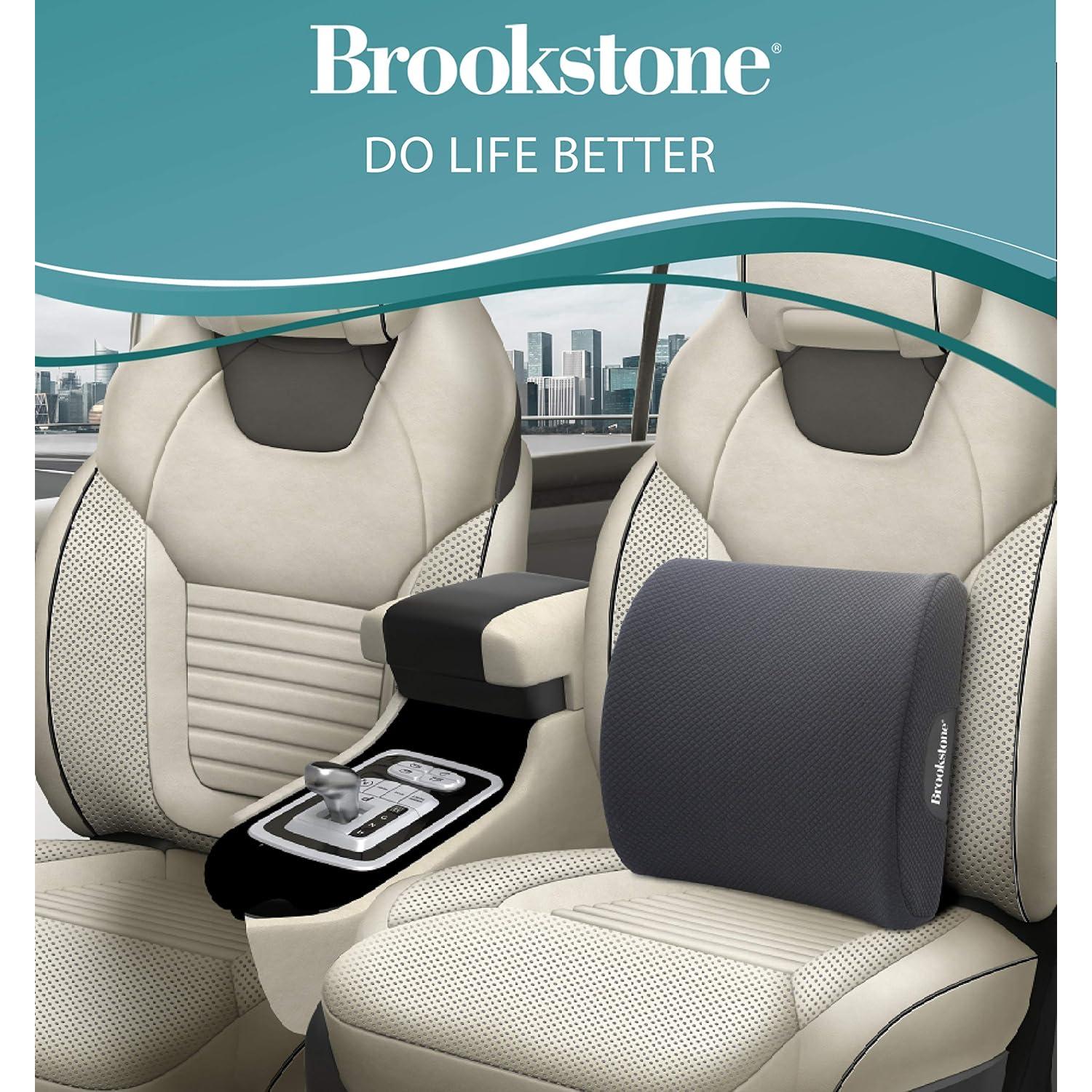 Cojín Lumbar Brookstone BK1209 Espuma de Memoria Ajustable