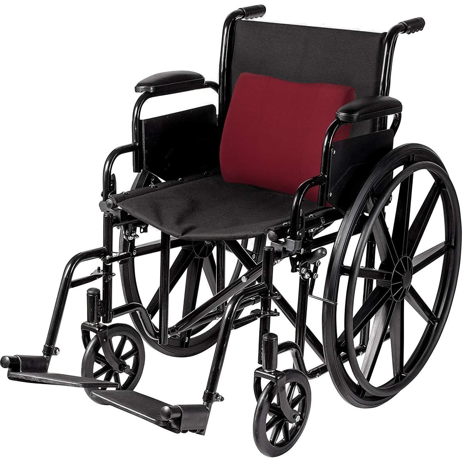 Almohada Lumbar DMI Ergonomica 35,56x33,02cm Burdeos