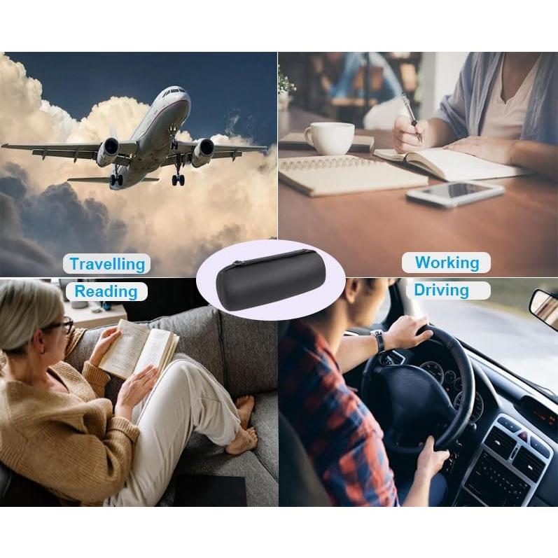 Almohada Lumbar Patty Both Ajustable Espuma Viscoelástica Negra