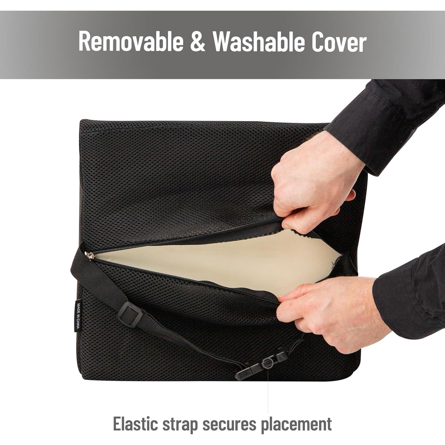 Cojín Lumbar Mind Reader Espuma Viscoelástica Negro