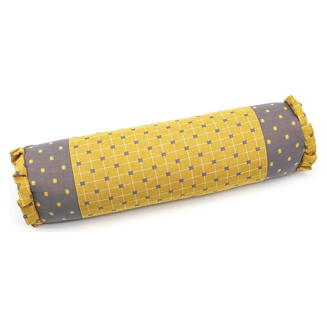 Cojín Cervical Edomi de Trigo Sarraceno 40x10 cm Amarillo