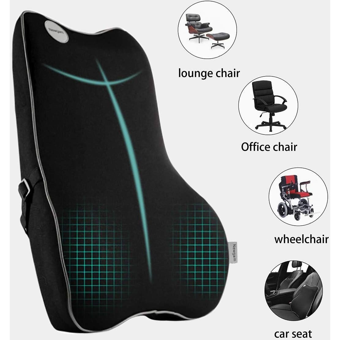 Cojín de Soporte Lumbar Newgam Espuma Viscoelástica 45x40cm