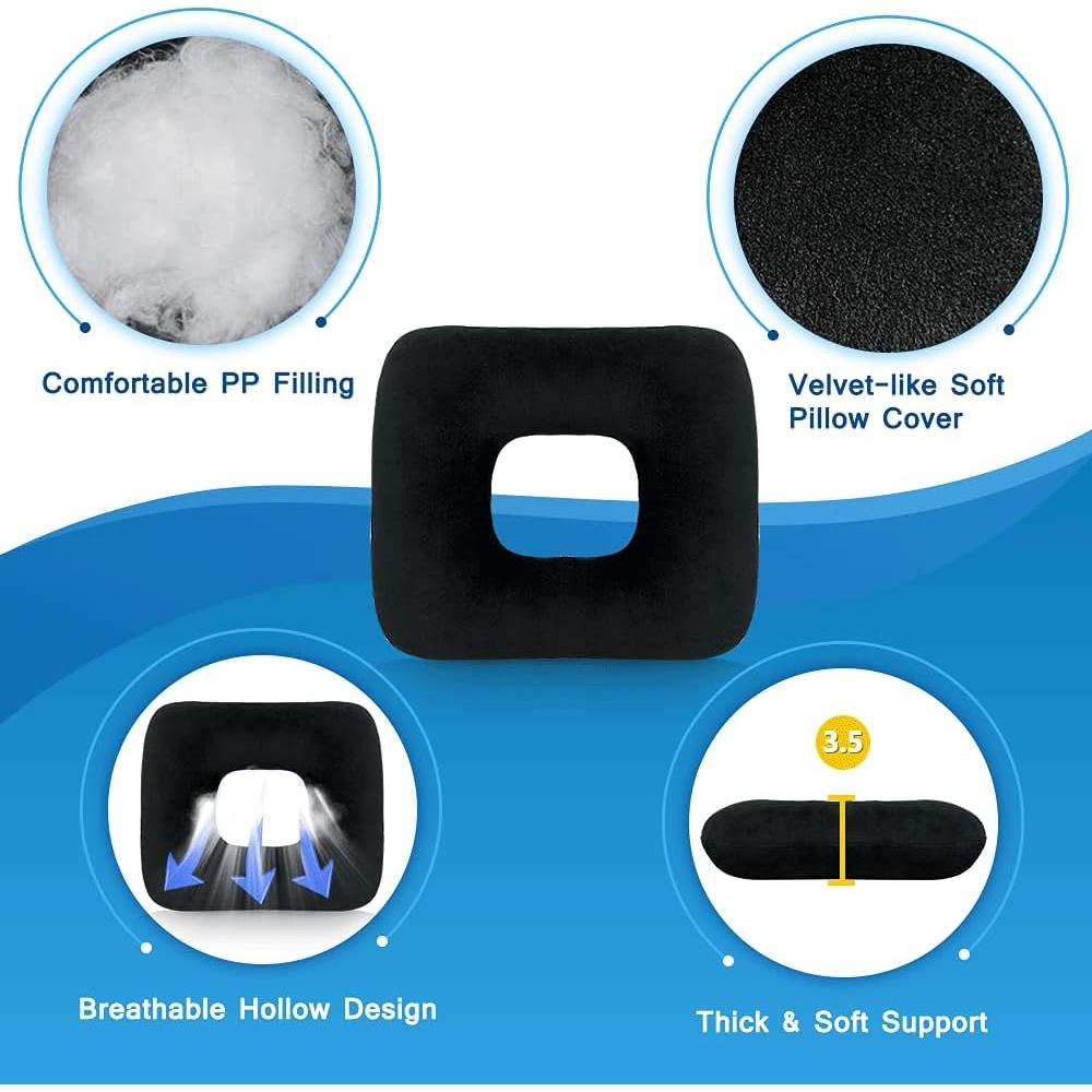 Almohada de Donut AOSSA para Hemorroides y Ciática 37x37cm