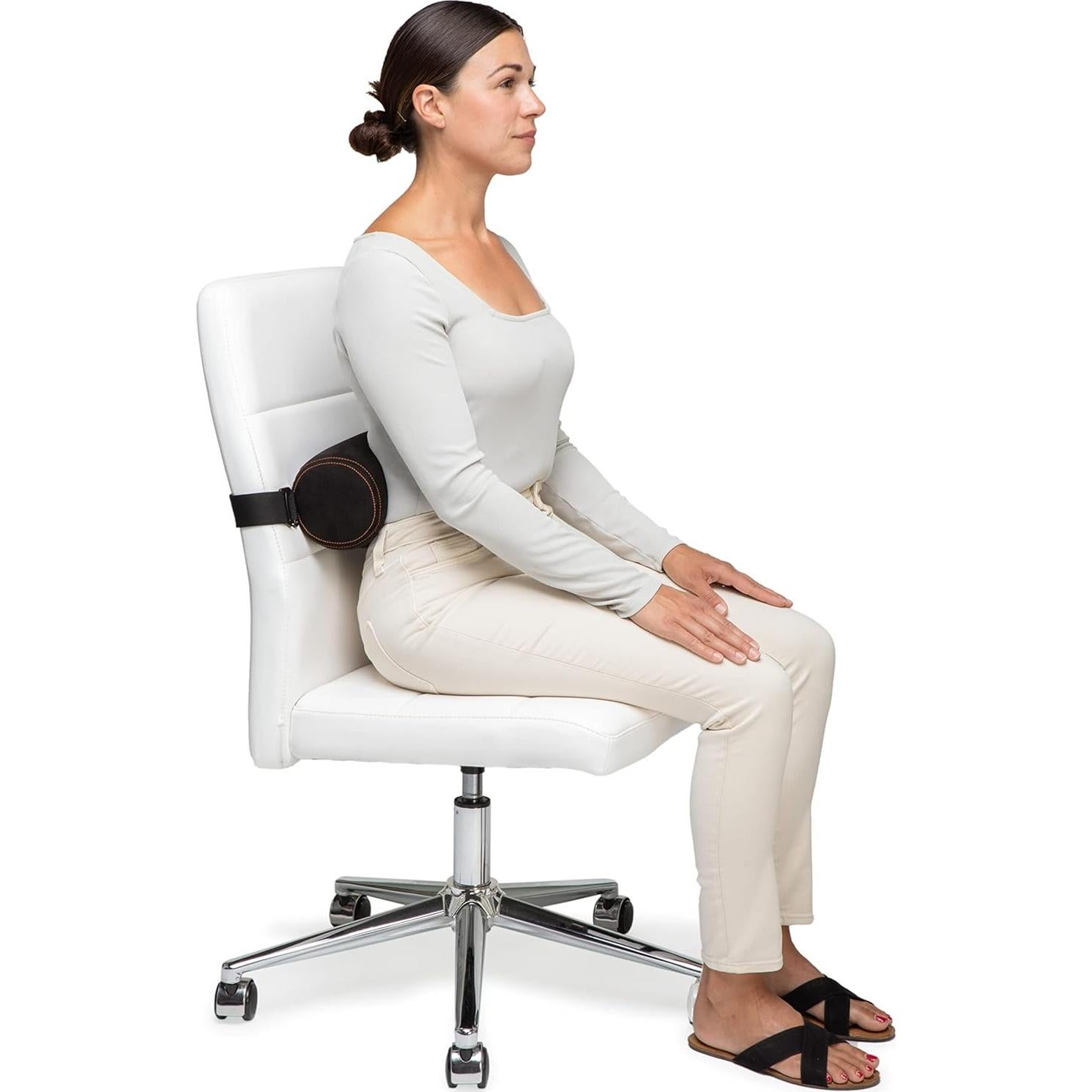 Almohada Lumbar OPTP McKenzie 27.94x12.07cm Firme Negra