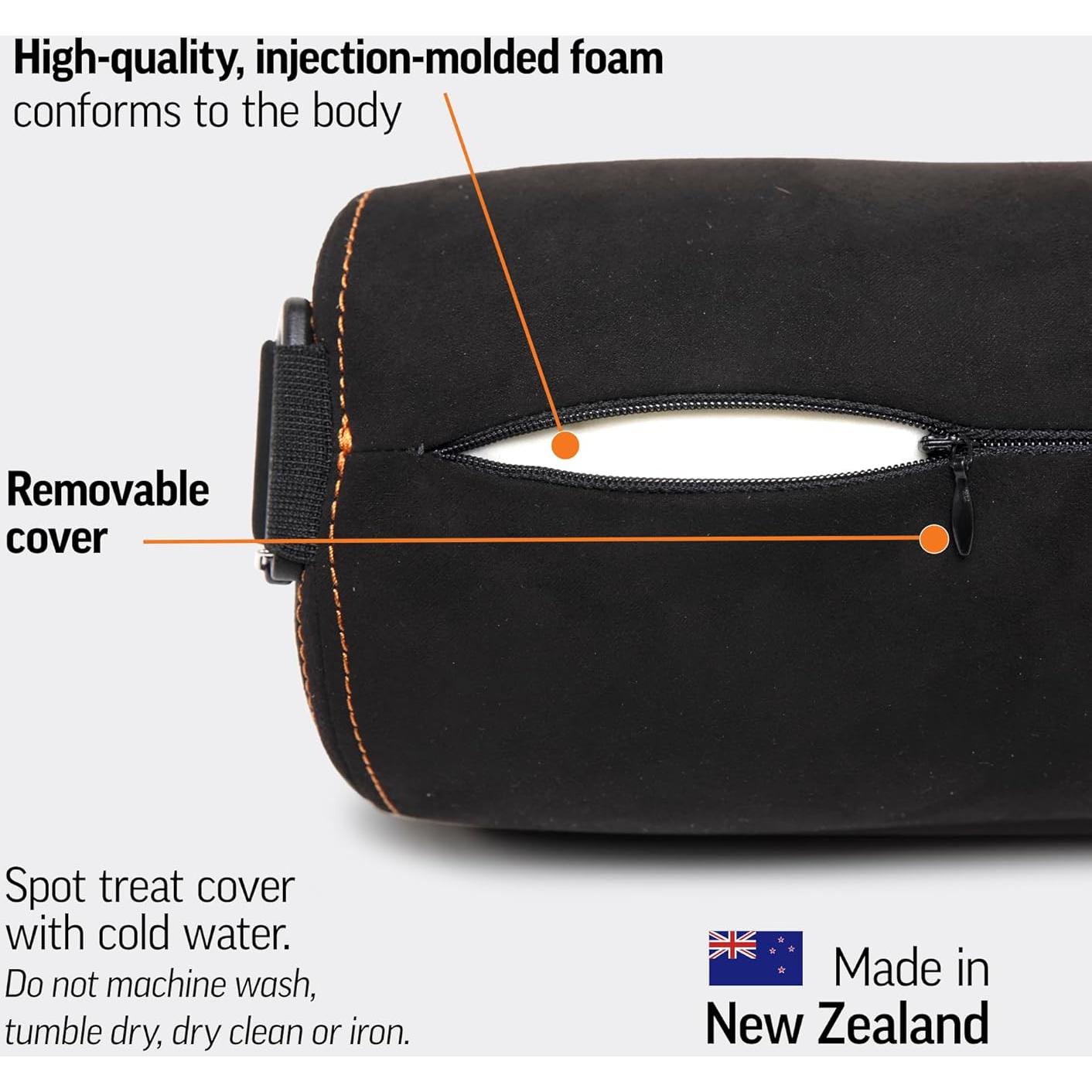 Almohada Lumbar OPTP McKenzie 27.94x12.07cm Firme Negra