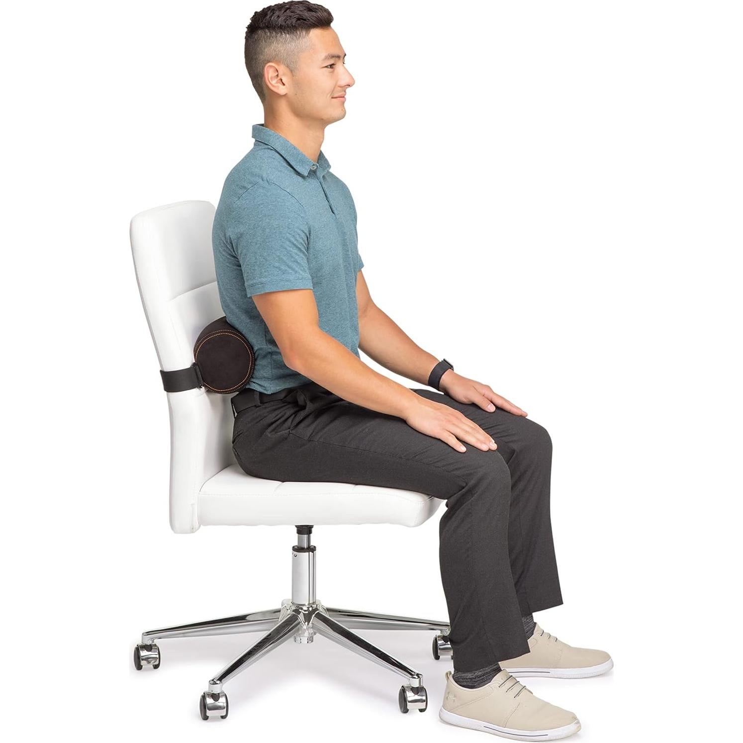 Almohada Lumbar OPTP McKenzie 27.94x12.07cm Firme Negra