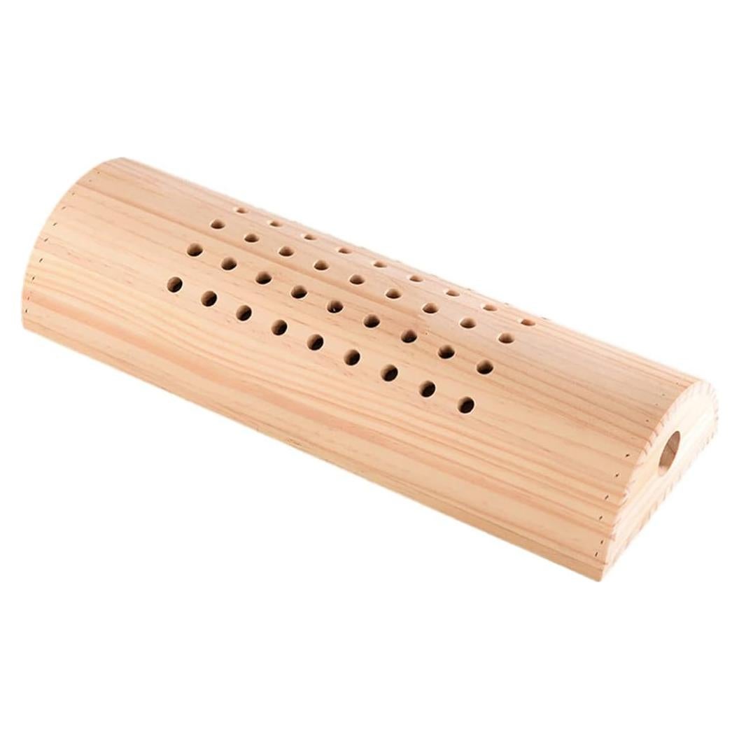 Almohada Terapéutica Healvian Madera y Acero 33x11 cm