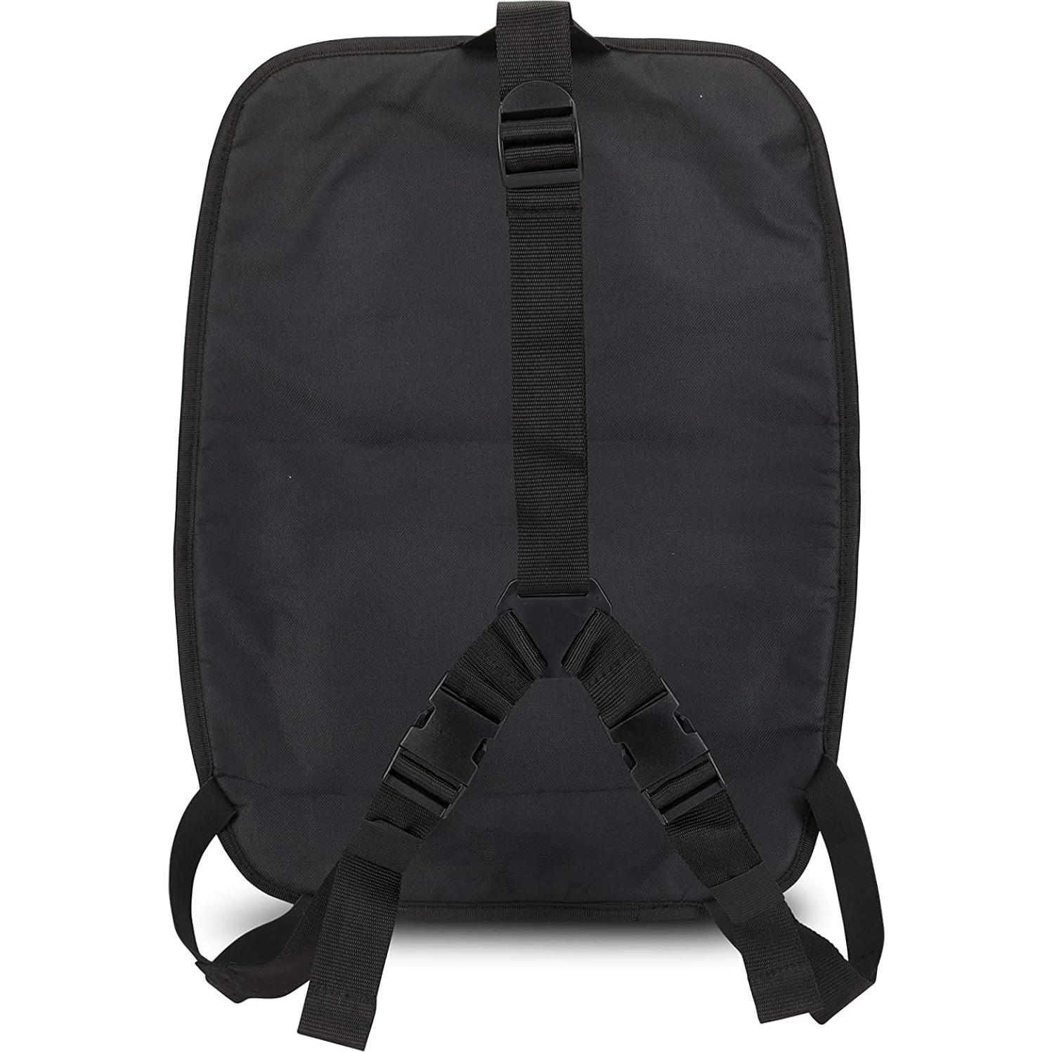 Cojín Lumbar Ortopédico FOMI Ajustable | Espuma Viscoelástica y Gel | Alivio Dolor Espalda y Ciática | 48x43 cm