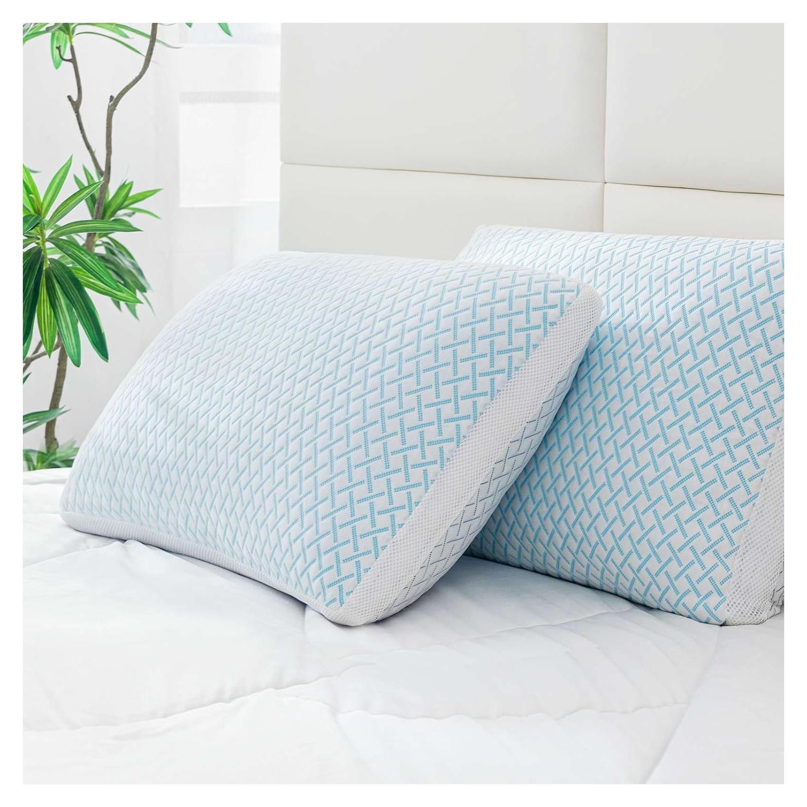 Juego de 2 almohadas viscoelásticas Aveallore tamaño Queen