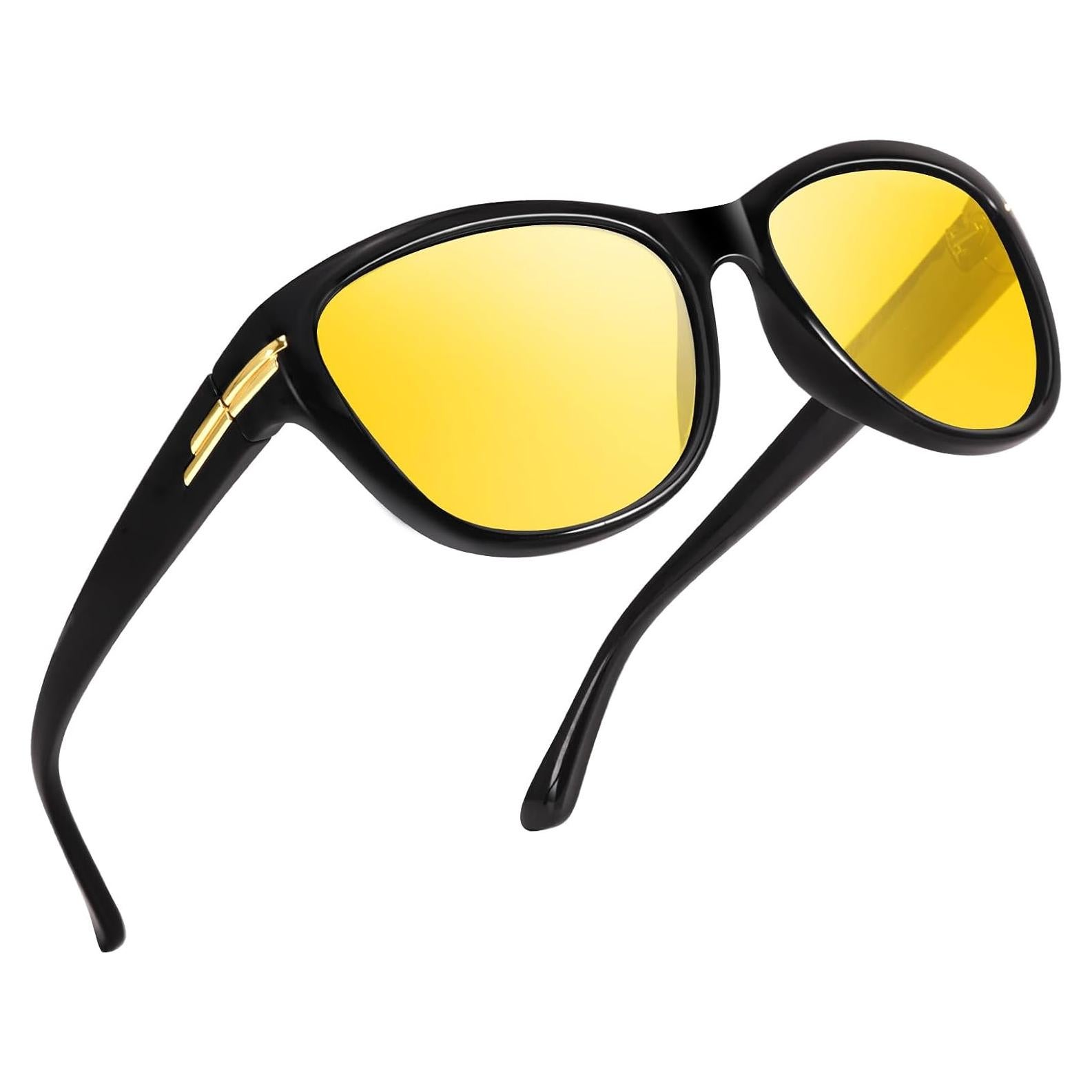 Gafas de Conducción Nocturna TJUTR Polarizadas Amarillas