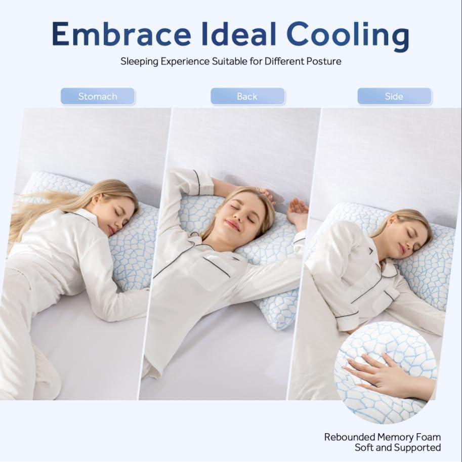 Almohada Lateral Refrigerante QUTOOL Reina Ajustable