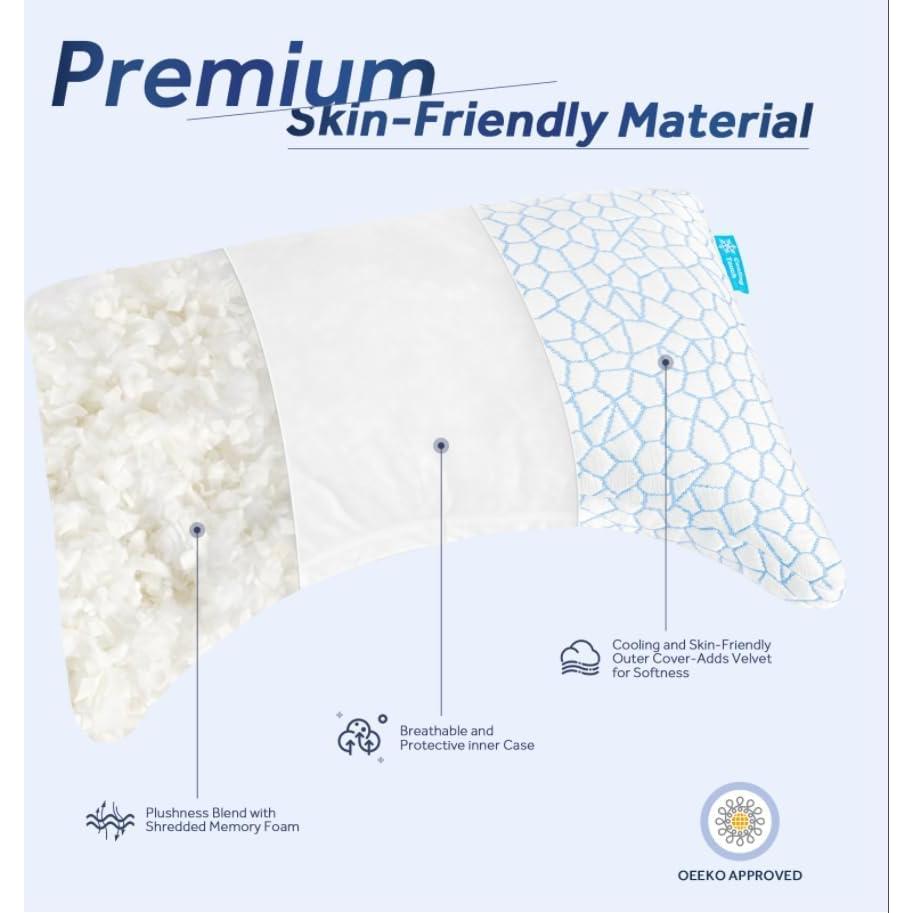 Almohada Lateral Refrigerante QUTOOL Reina Ajustable