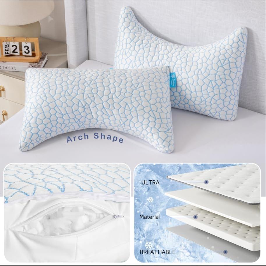 Almohada Lateral Refrigerante QUTOOL Reina Ajustable