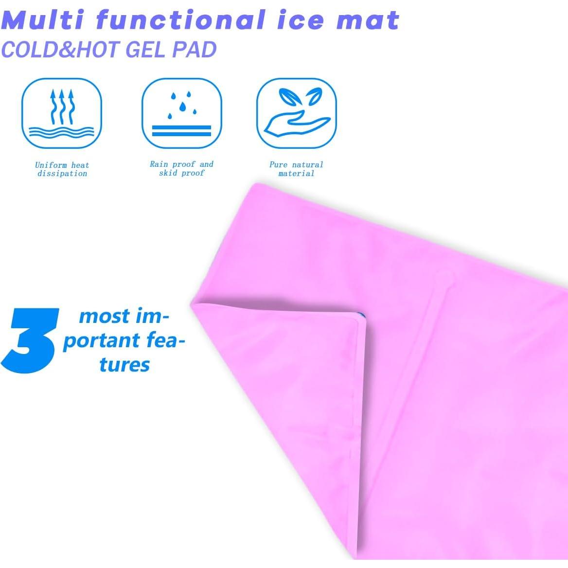 Almohadilla Refrigerante de Gel Couleurs Rosa 24x33cm