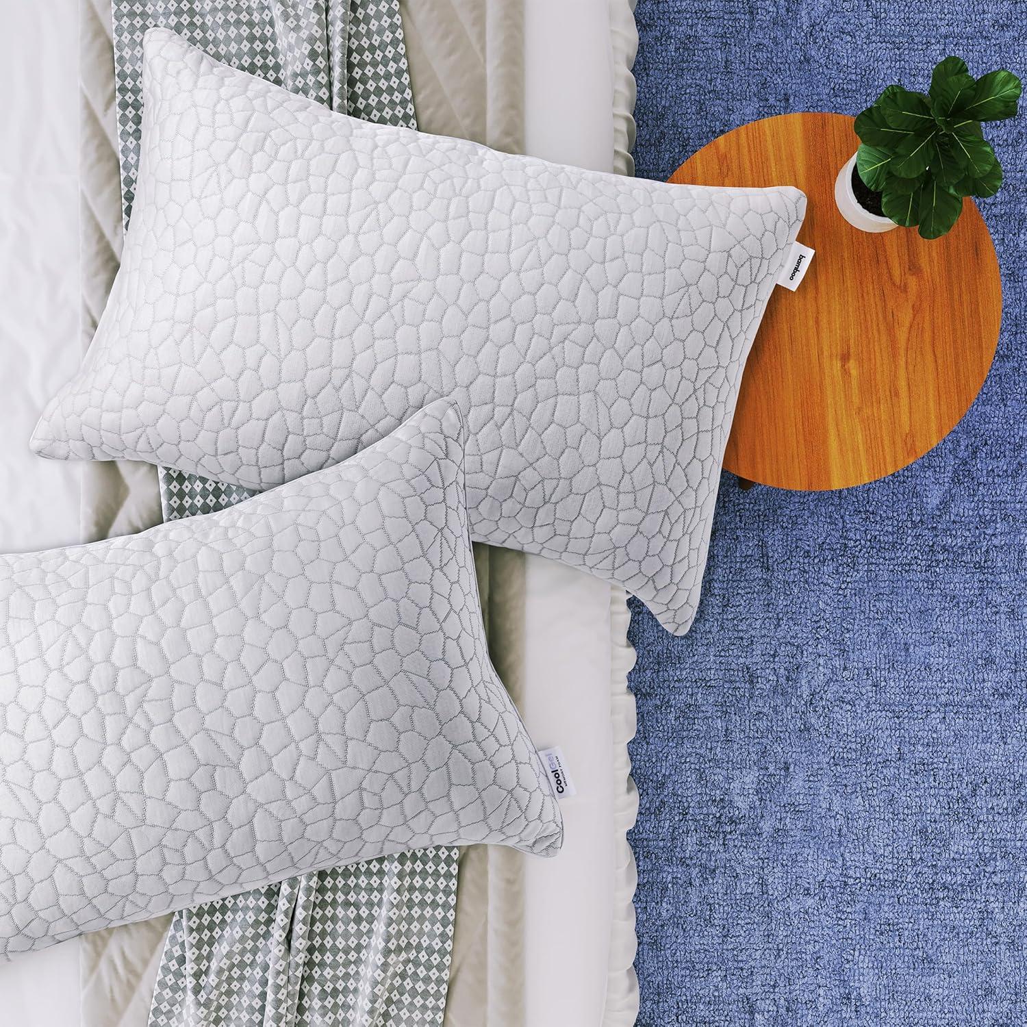 Almohada COOL GEL Espuma Viscoelástica Reversible 2 Pzas