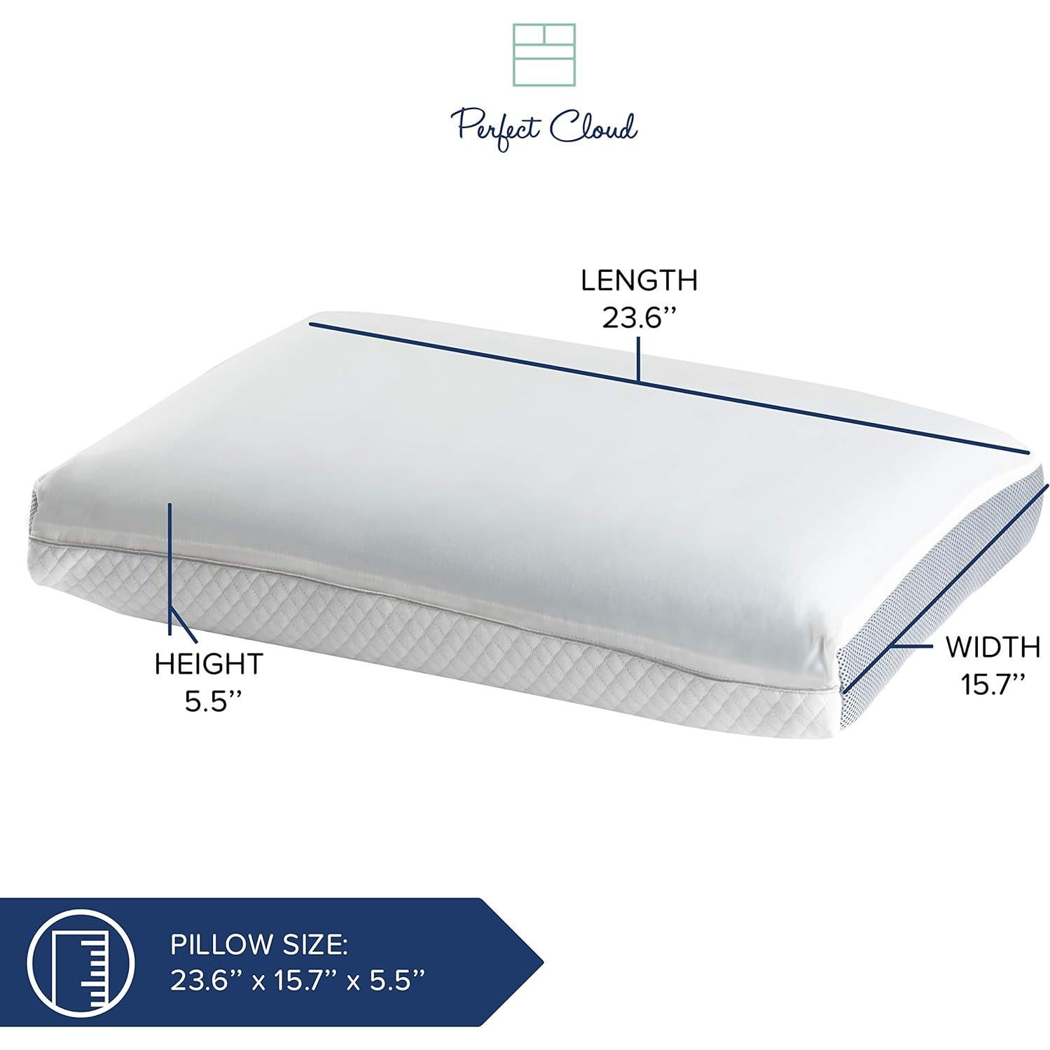 Almohada de Espuma con Memoria Perfect Cloud 15 cm Gel