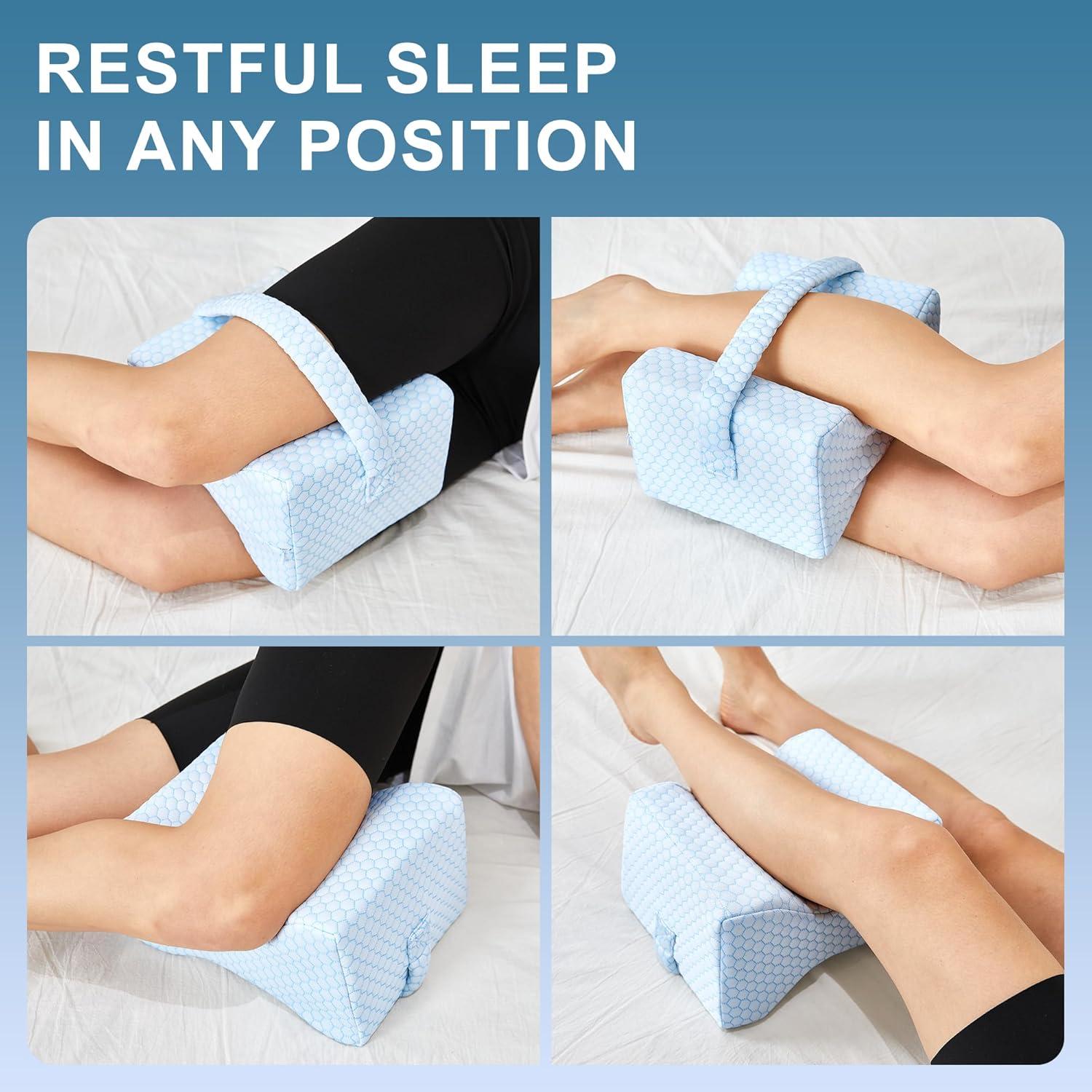 Almohada para Rodillas UJPFEO Refrigerante Espuma Viscoelástica