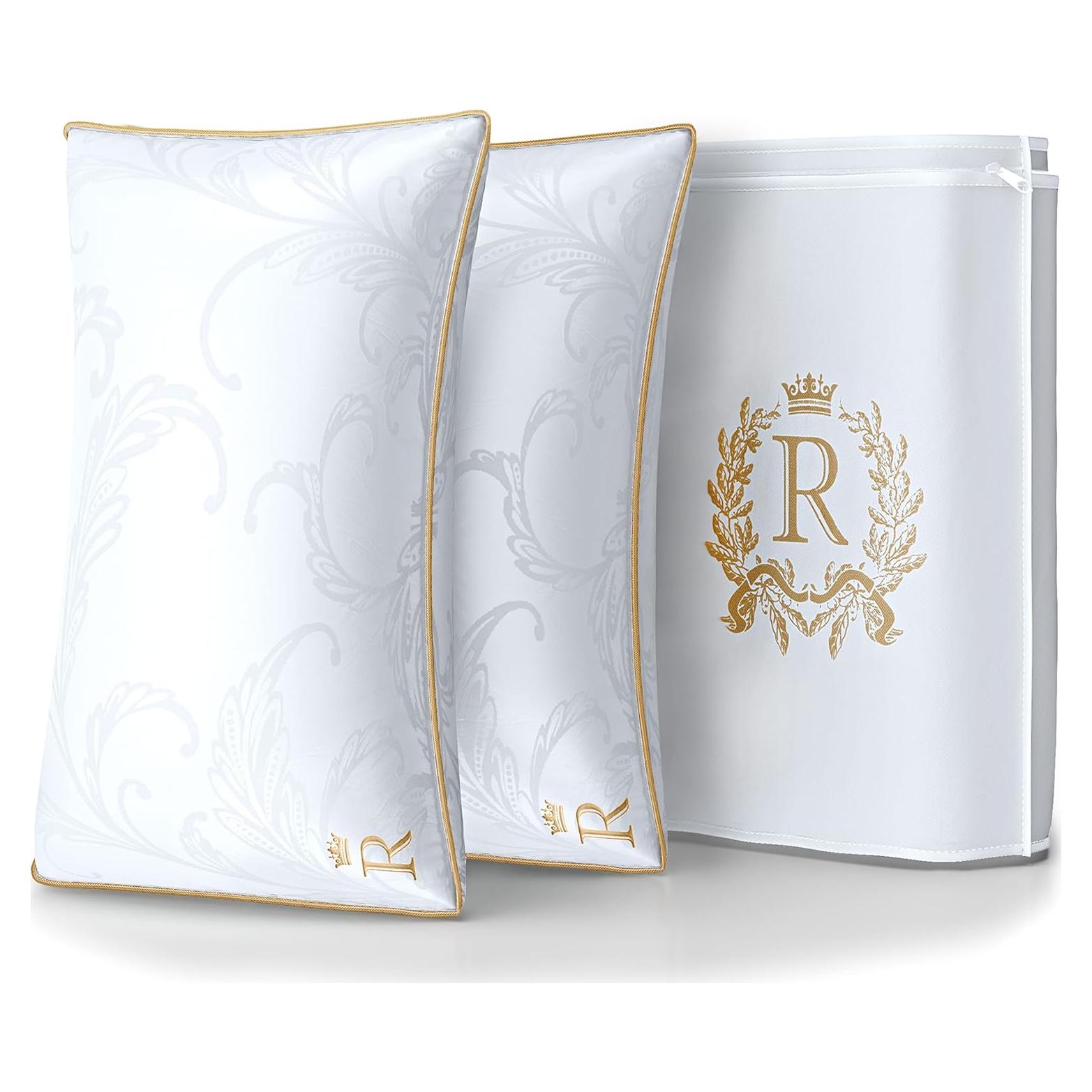 Juego de 2 Almohadas Queen Royal Therapy - Ajustables y Lavables