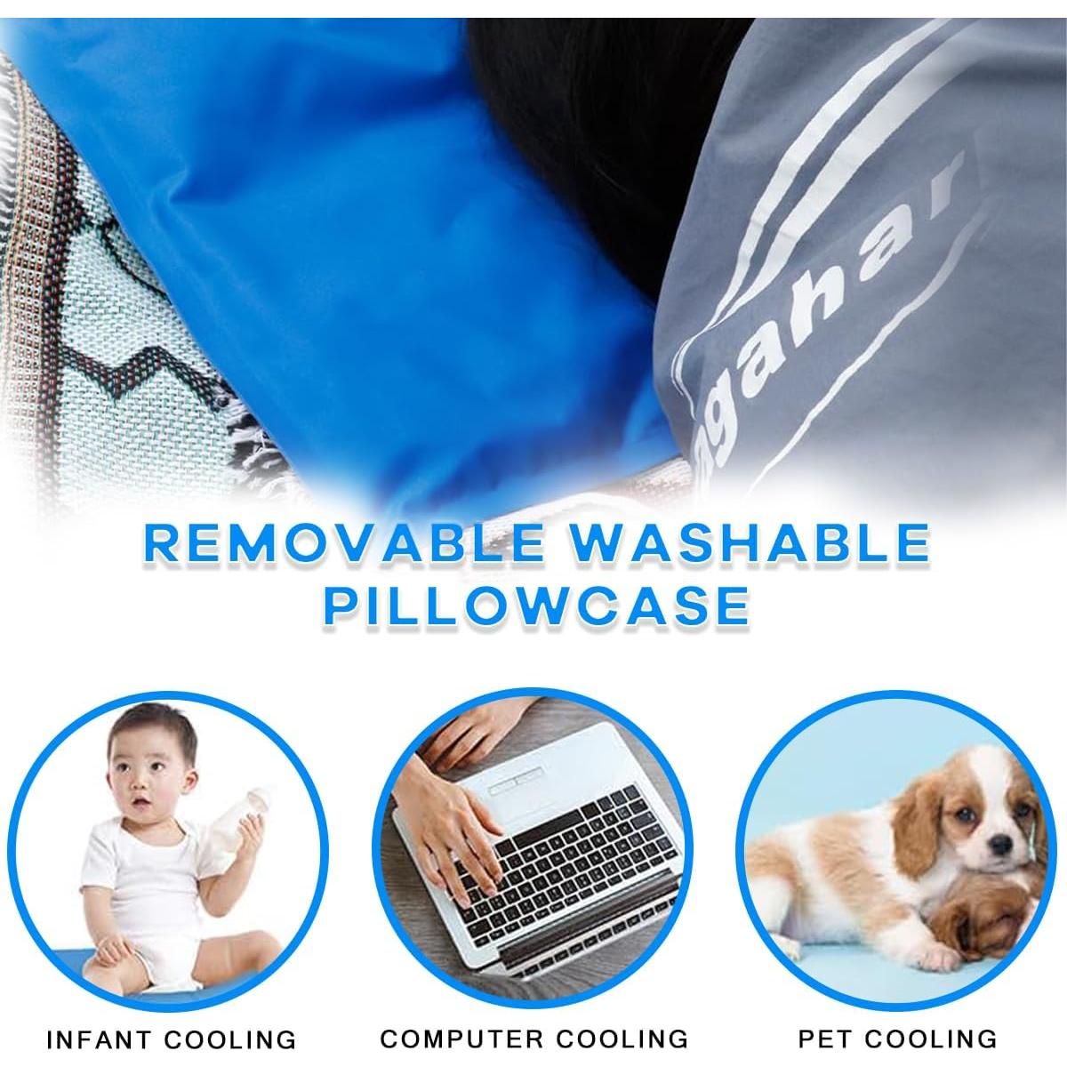 Almohadilla Refrigerante Couleurs 24x33cm Gel Azul Reutilizable