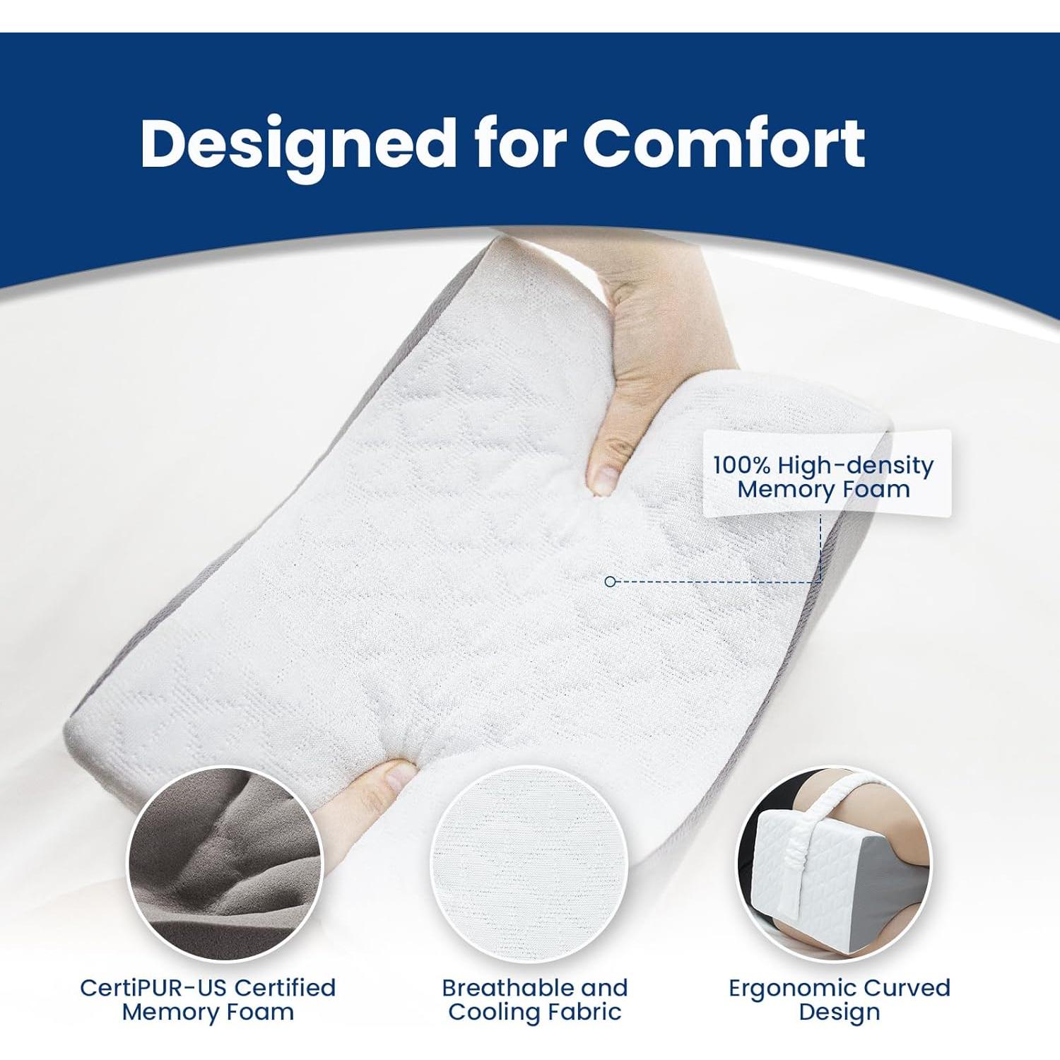 Almohada Ergonómica para Rodillas Kehangte - Espuma Viscoelástica