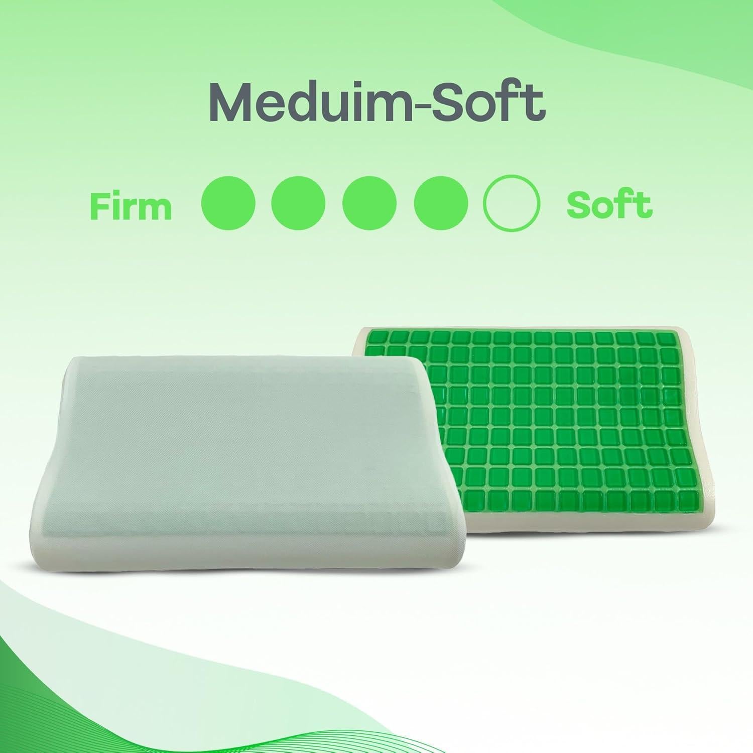 Almohada Ortopédica Sacred Thread STGEL con Gel Refrigerante