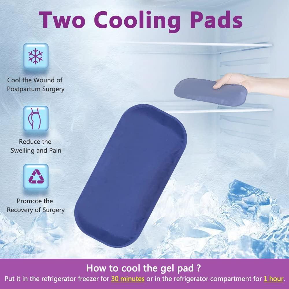 Almohada Donut Postparto POWYS con Paquetes de Hielo 42.9x38.9cm