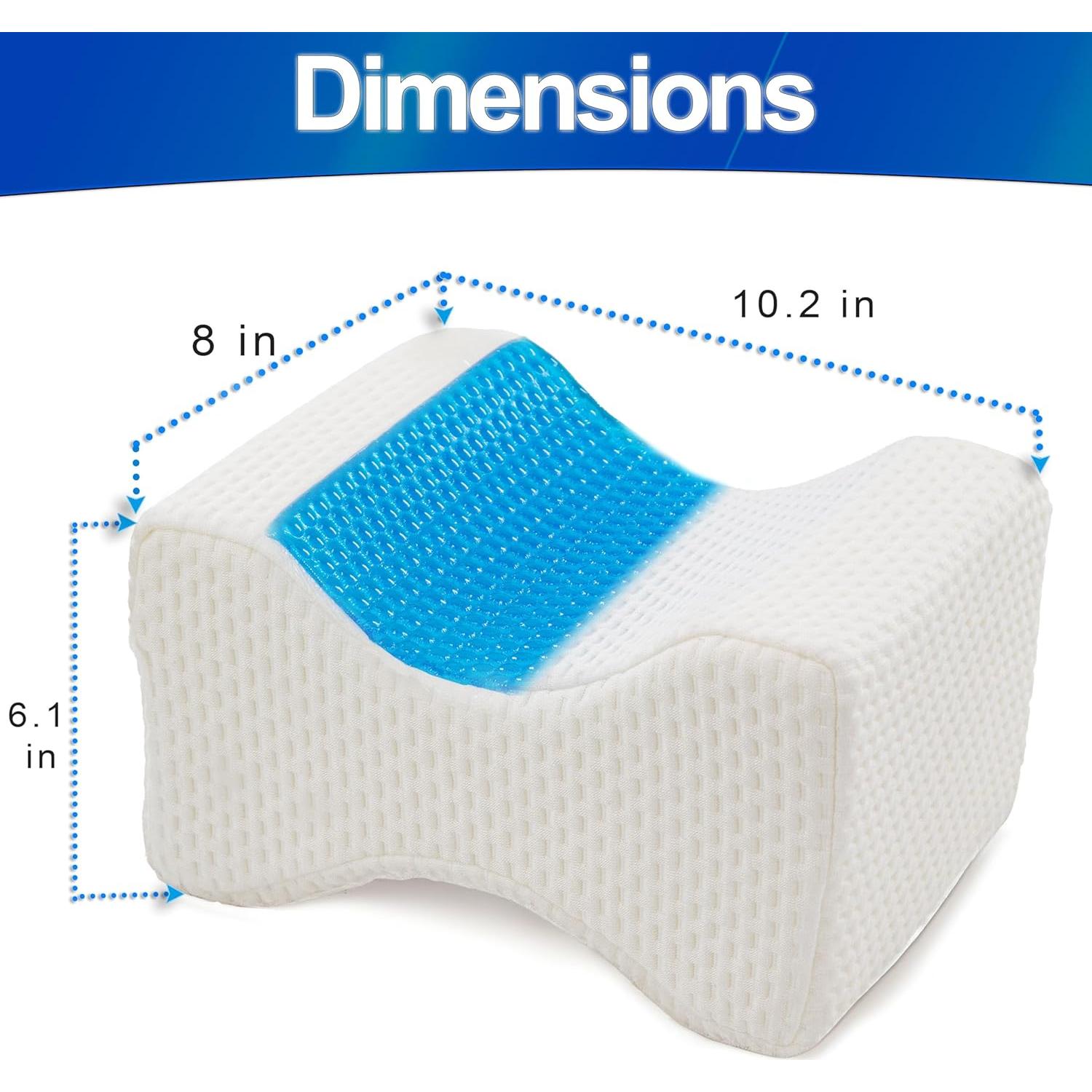 Almohada de Rodilla Ergonómica 5 Oferta Super Estrella - Gel Enfriador y Espuma de Memoria