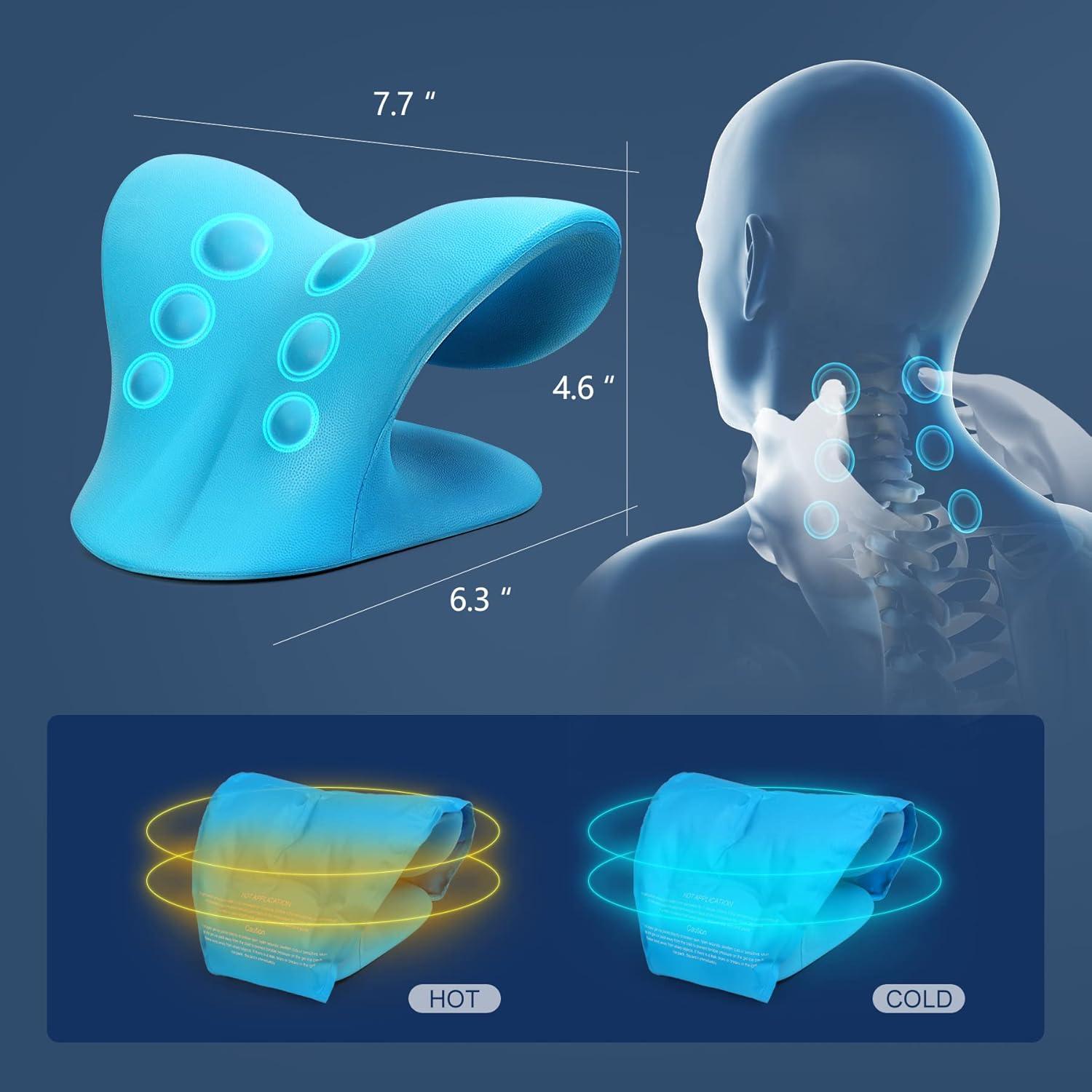 Estirador de Cuello ComfortLife con Paquete de Gel Caliente Frío