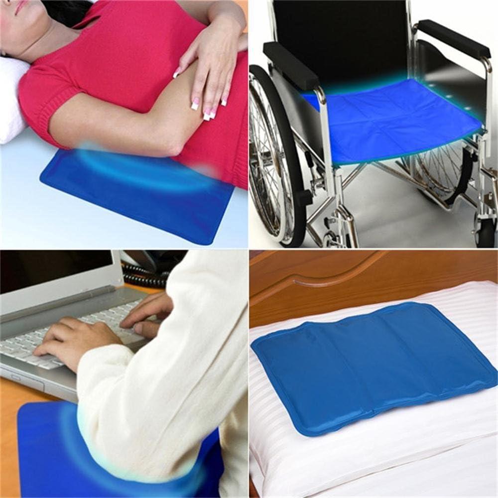 Almohadilla de Gel Frío Gupgi 53x30 cm Ergonómica Azul