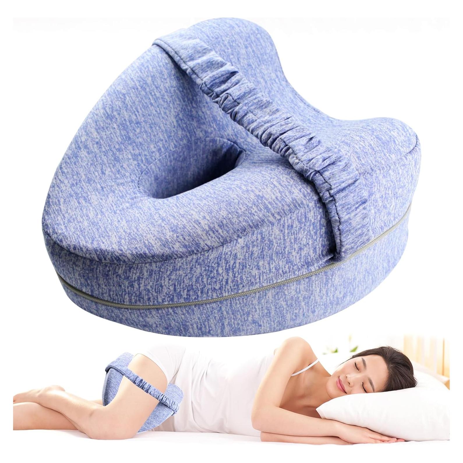 Almohada Ergonómica para Piernas RQUXMT Azul 23x20 cm