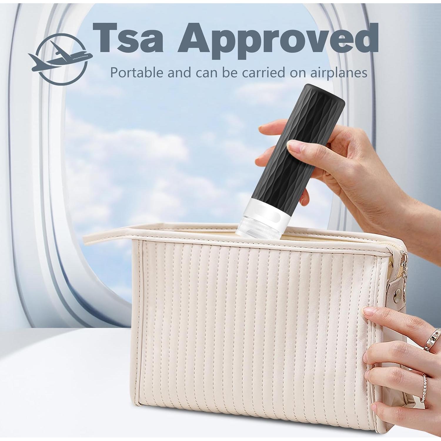 Botellas de Viaje YEALIFE 100ml Silicona A Prueba de Fugas