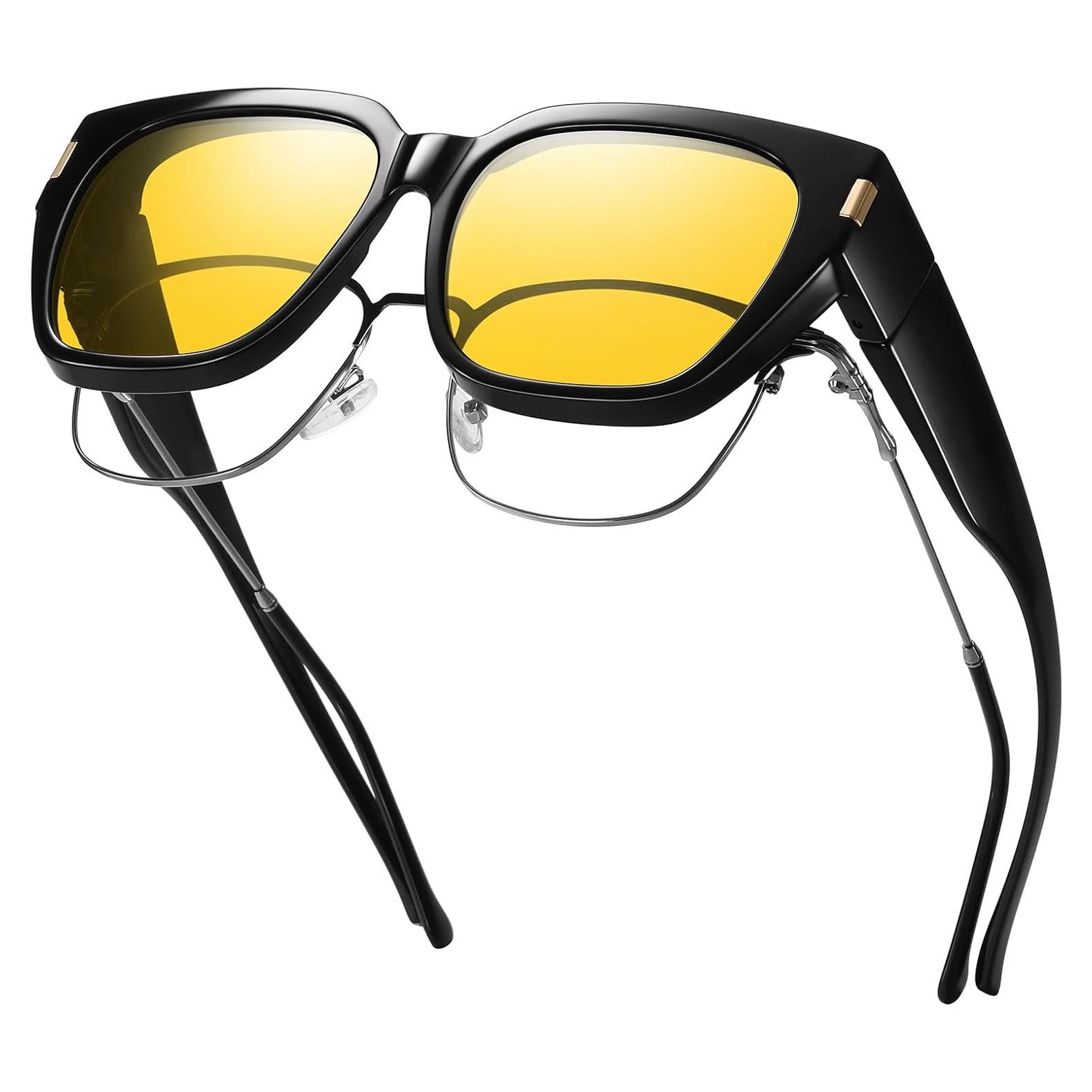 Gafas de Conducción Nocturna HAOLOTA Polarizadas Amarillas