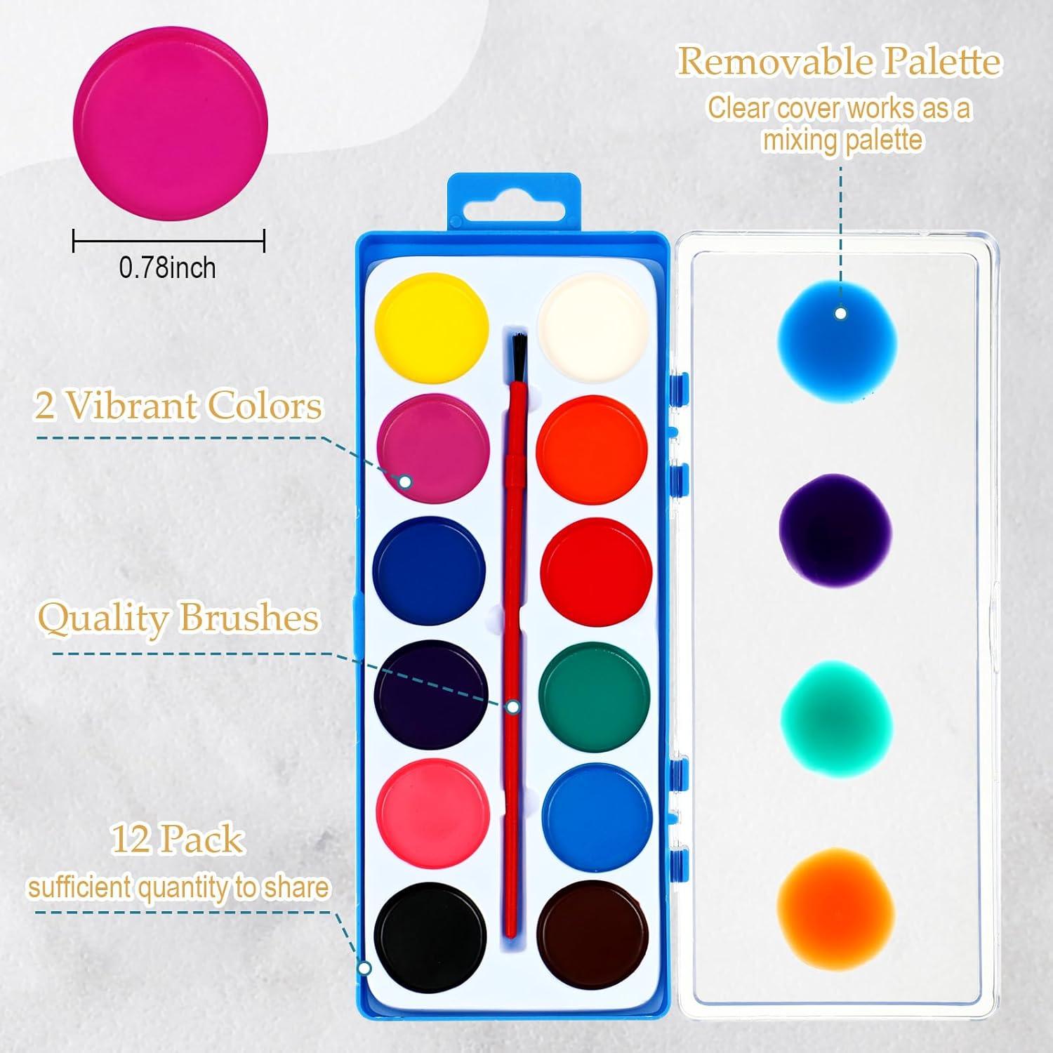 Ctosree Set de 12 Lienzos Pre Dibujados para Pintura