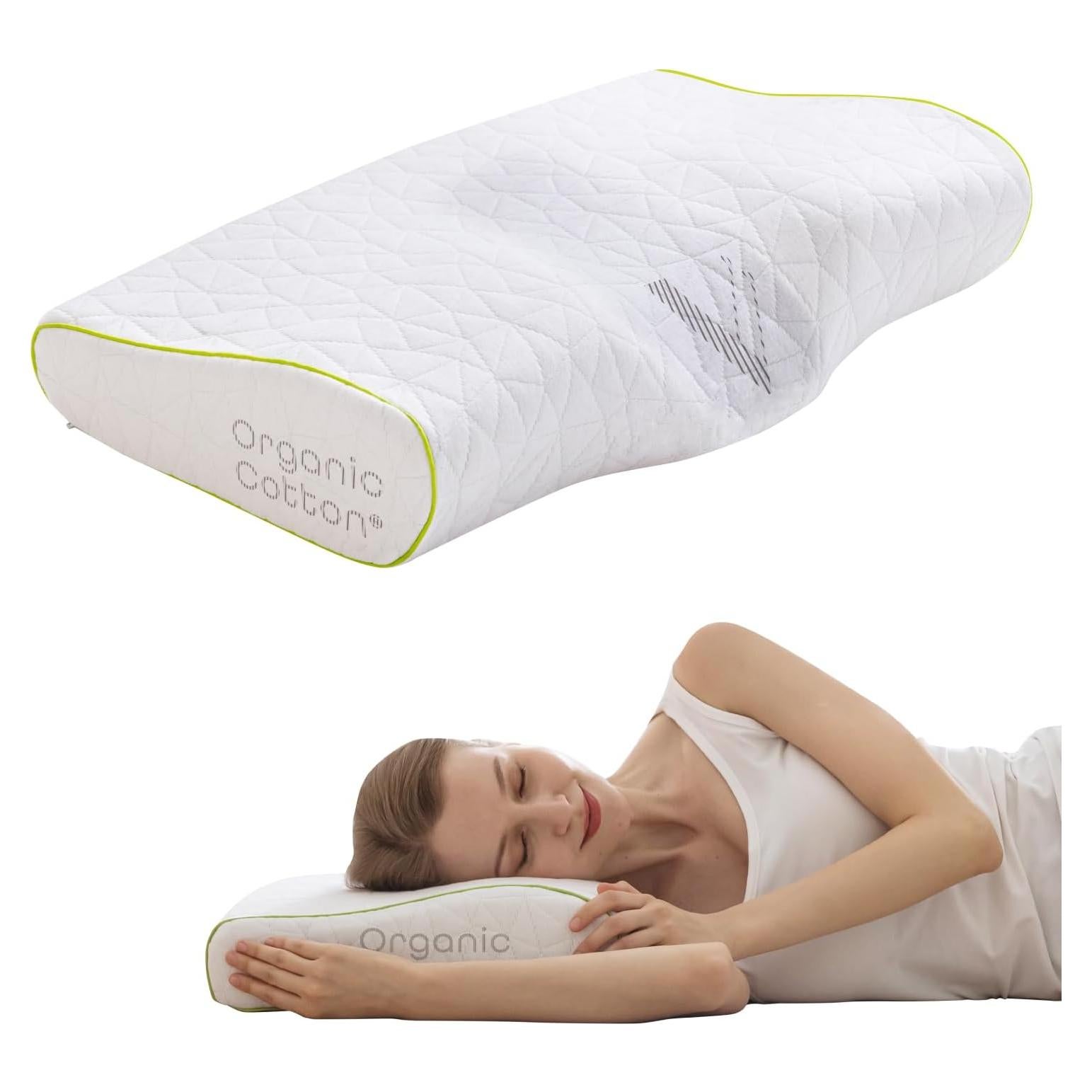 Almohada Cervical Ortopédica Vaverto Queen Espuma Memoria
