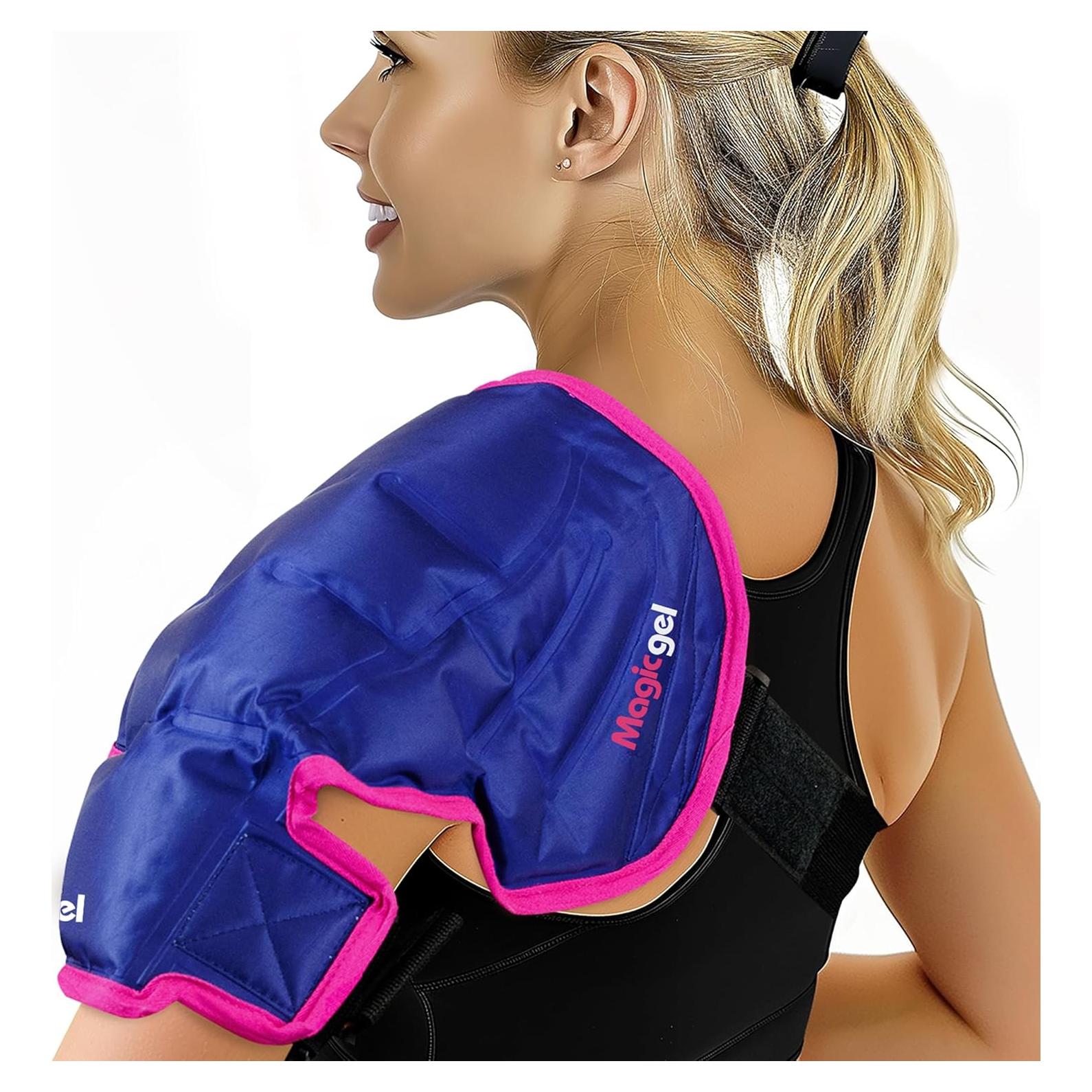 Paquete de Hielo Gel Mágico para Hombro 23x15cm Reutilizable