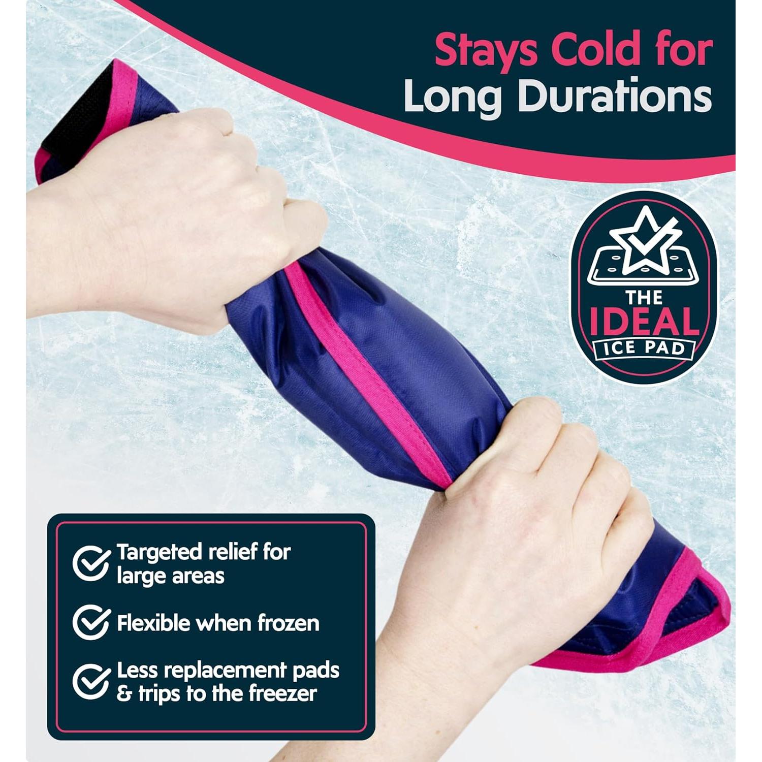 Paquete de Hielo Gel Mágico para Hombro 23x15cm Reutilizable