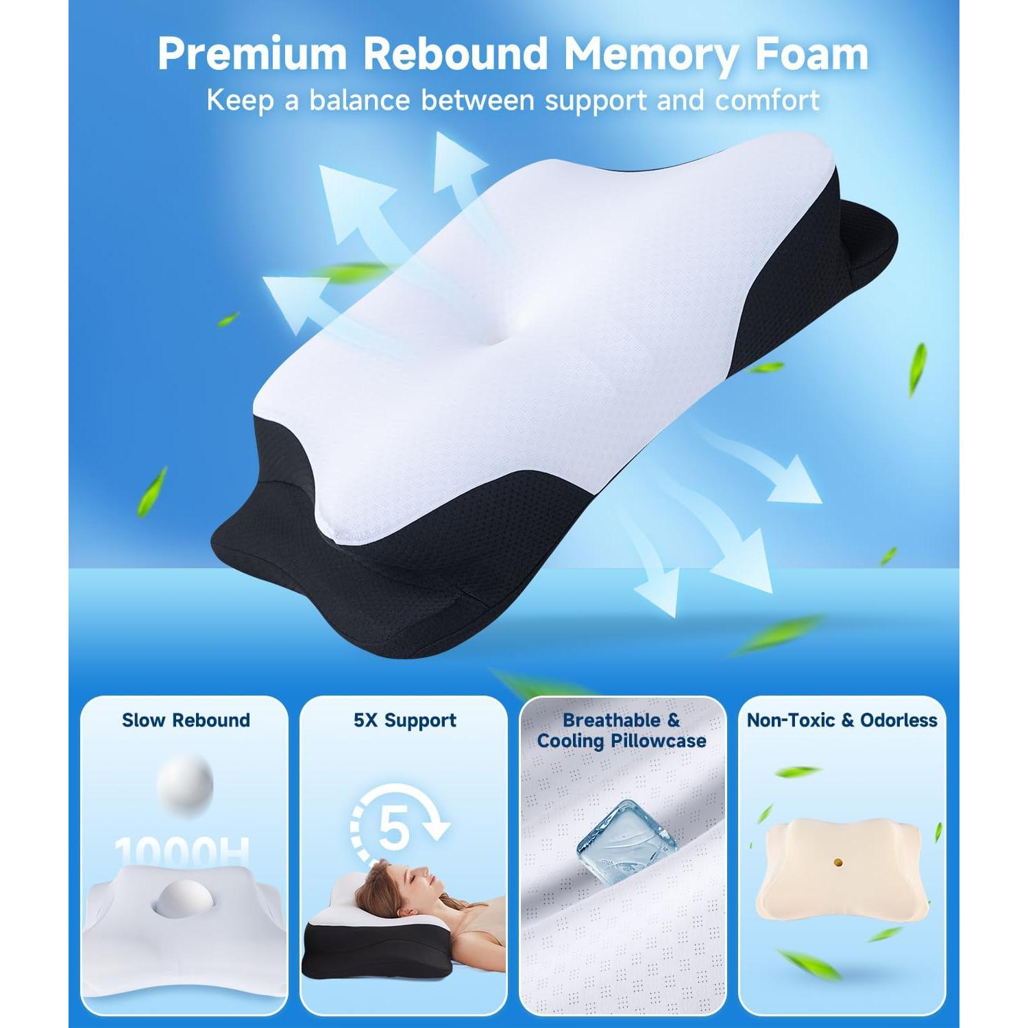 Almohada Cervical Enfriadora SUPA MODERN Reina Espuma Memoria