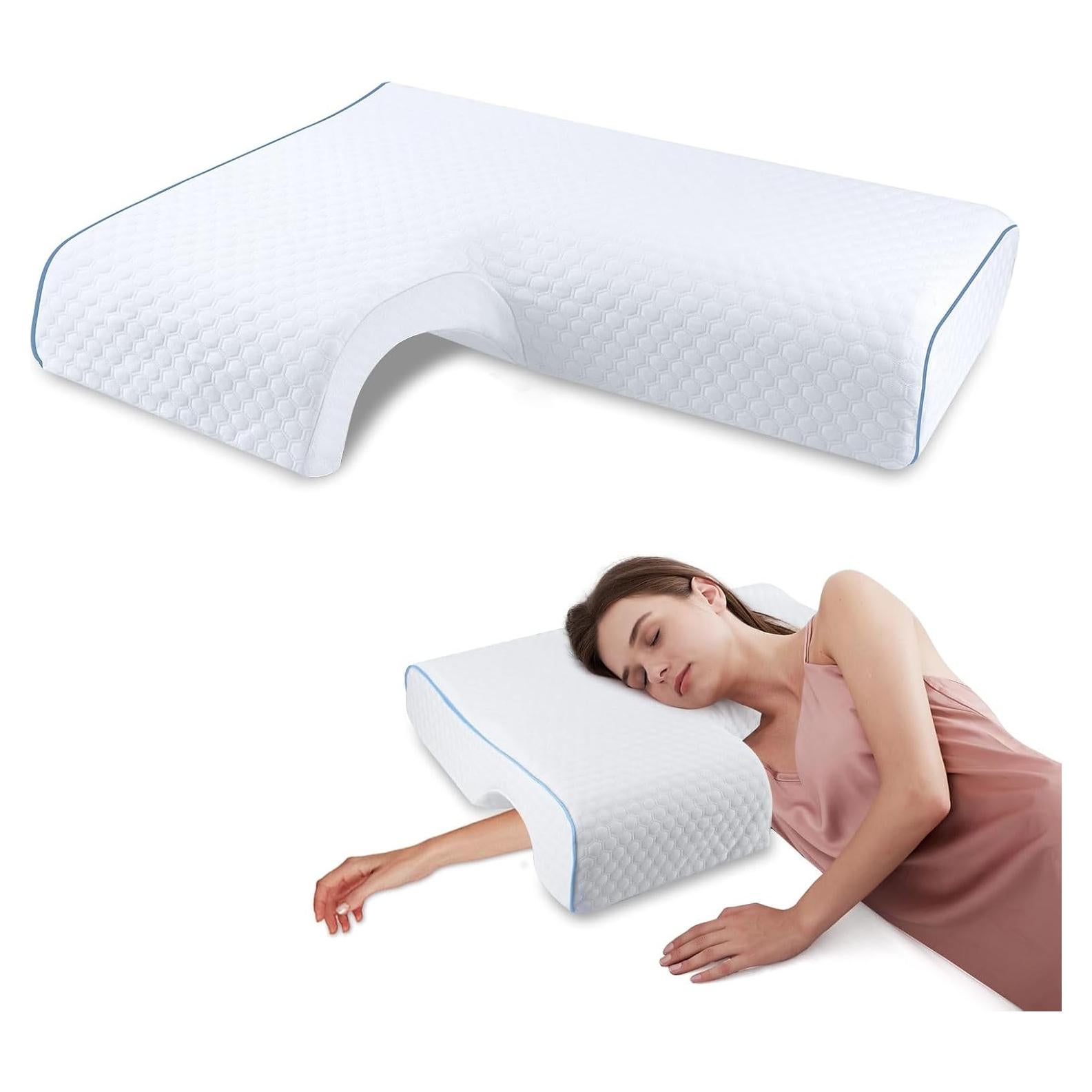 Almohada Arqueada de Memoria HEYPORK para Dormir Lado Derecho