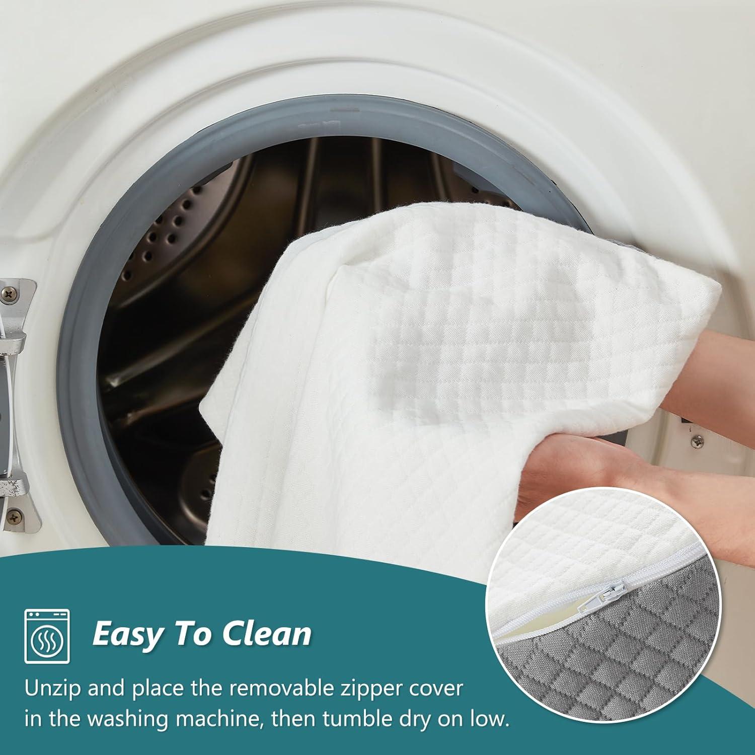 Cojín en cuña 3 PCS Longering 57 cm Alivio Dolor Espalda