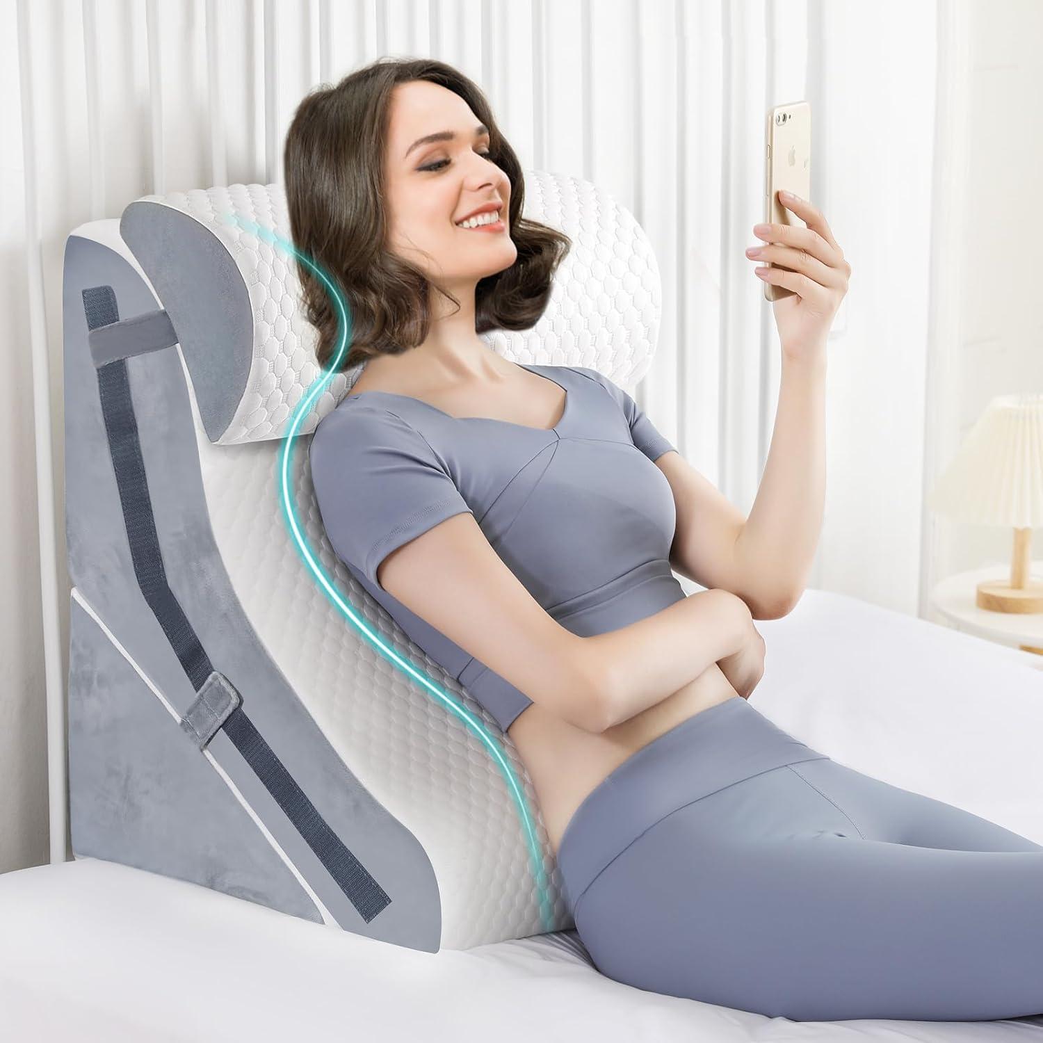 Cojín en cuña ortopédico Simpledad 3 piezas ajustable 15 en 1