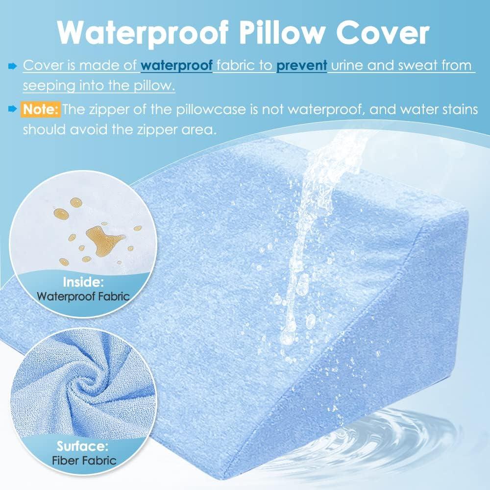 Cojín en cuña NEPPT para dormir de lado, soporte lumbar