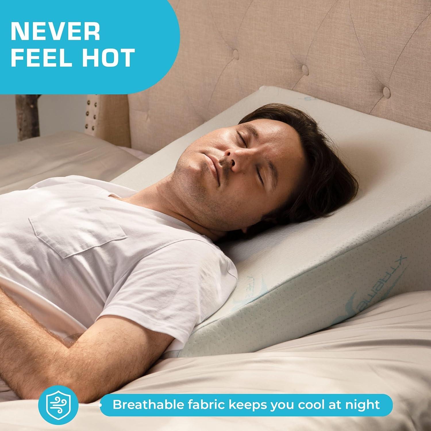 Cojín en Cuña Xtreme Comforts Espuma Memoria 43x18 cm