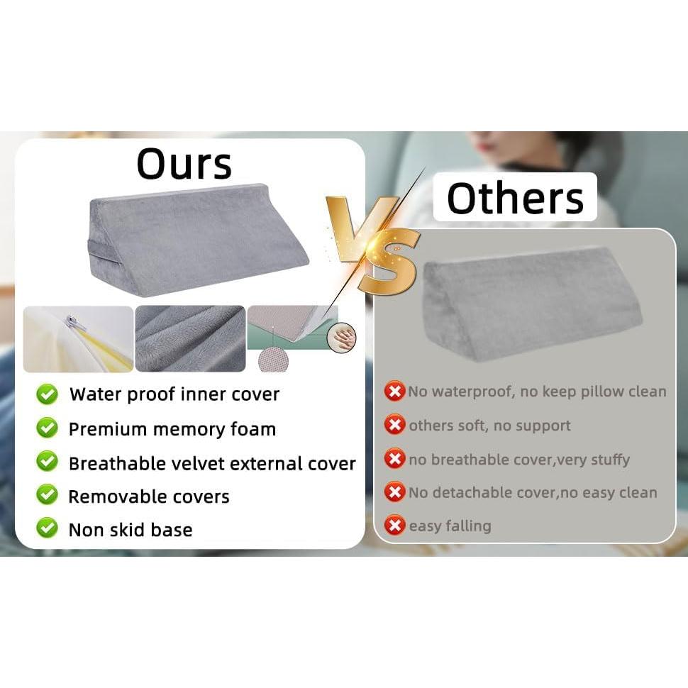 Cojín en cuña ortopédico ARMOPIL 60x25x20 cm impermeable